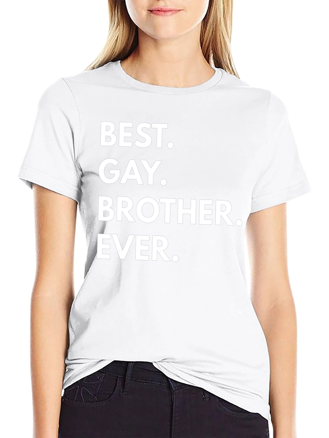 Best Gay Brother Ever Black Graphic T-Shirt