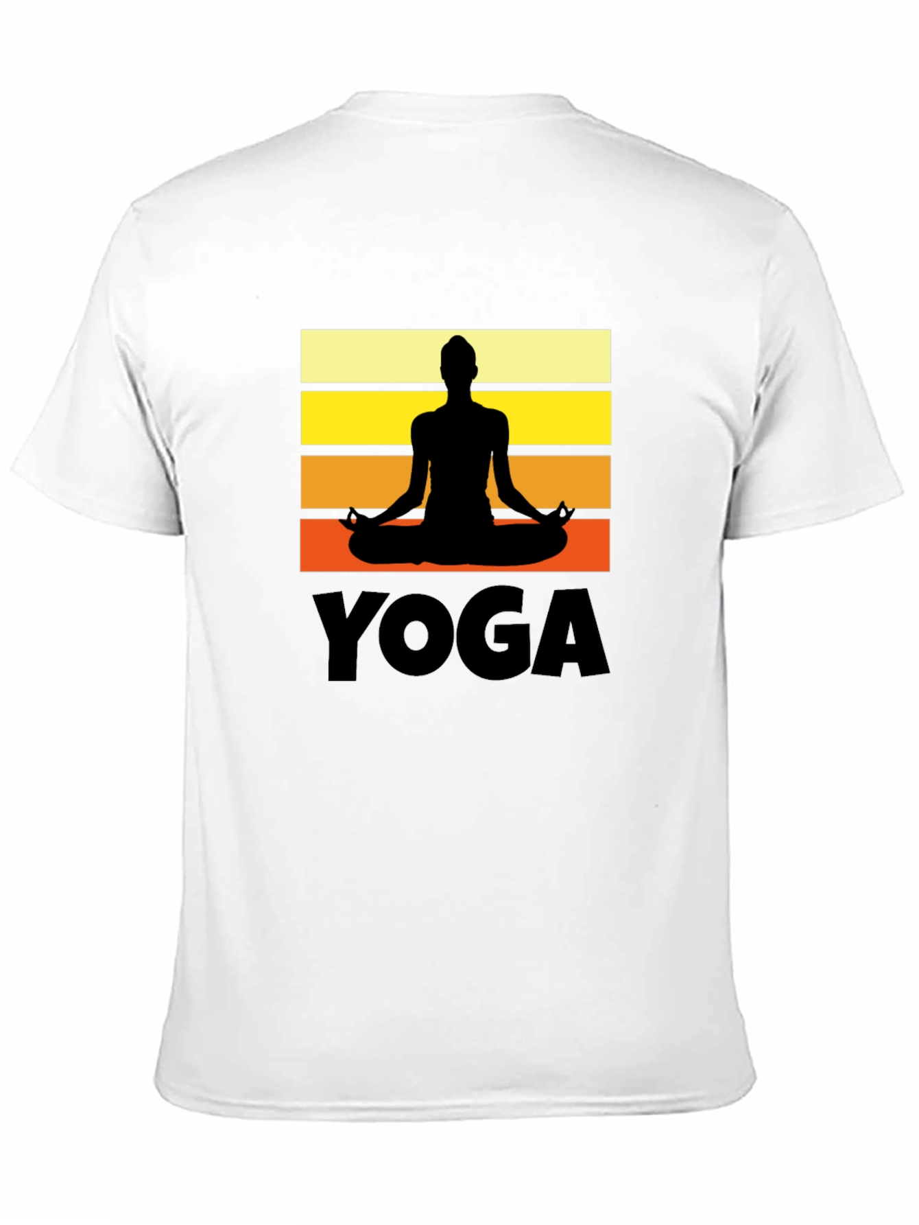 Yoga Silhouette Graphic T-Shirt Zen Meditation Tee
