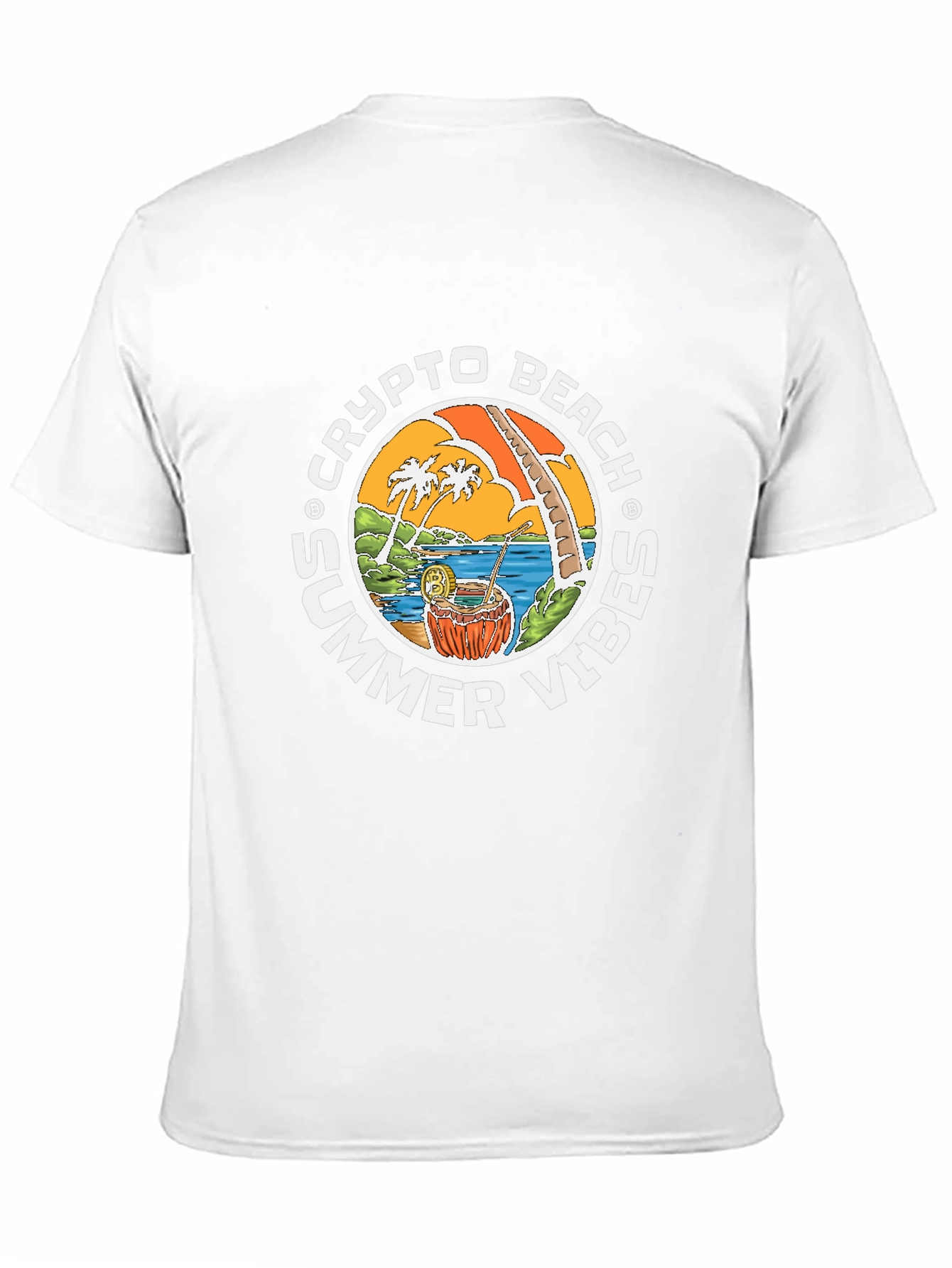 Crypto Beach Summer Vibes T-Shirt