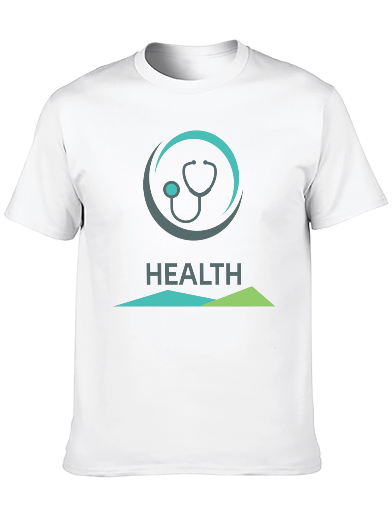Health Logo T-Shirt - Comfortable Everyday Wear