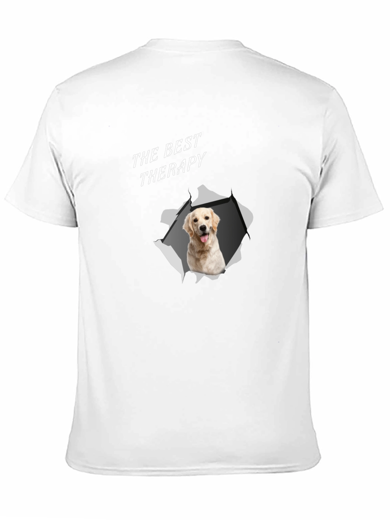 Best Therapy Golden Retriever Graphic T-Shirt