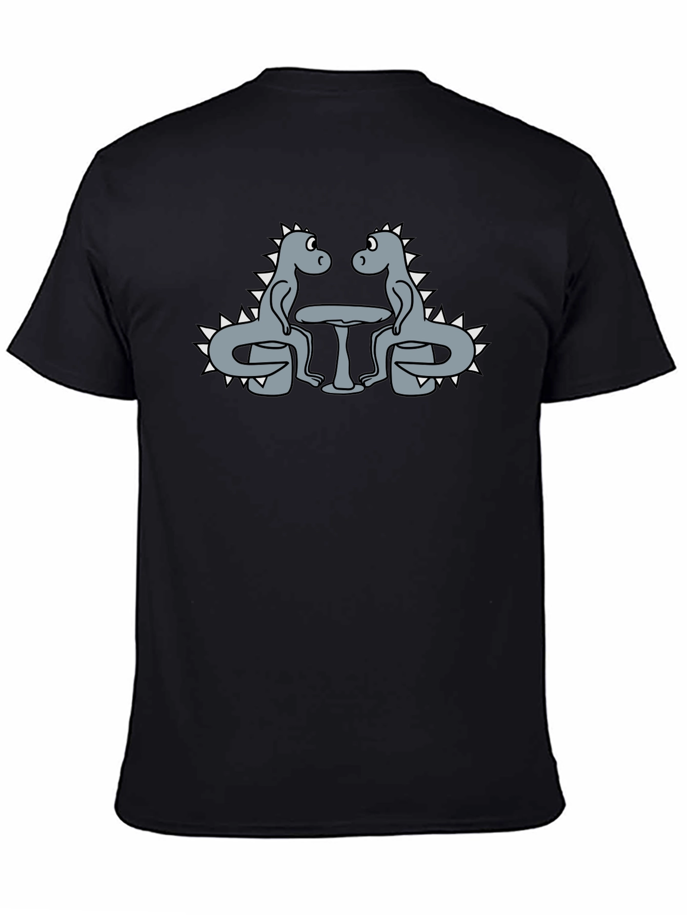 Dino Date Night Graphic Tee - Funny Dinosaur T-Shirt