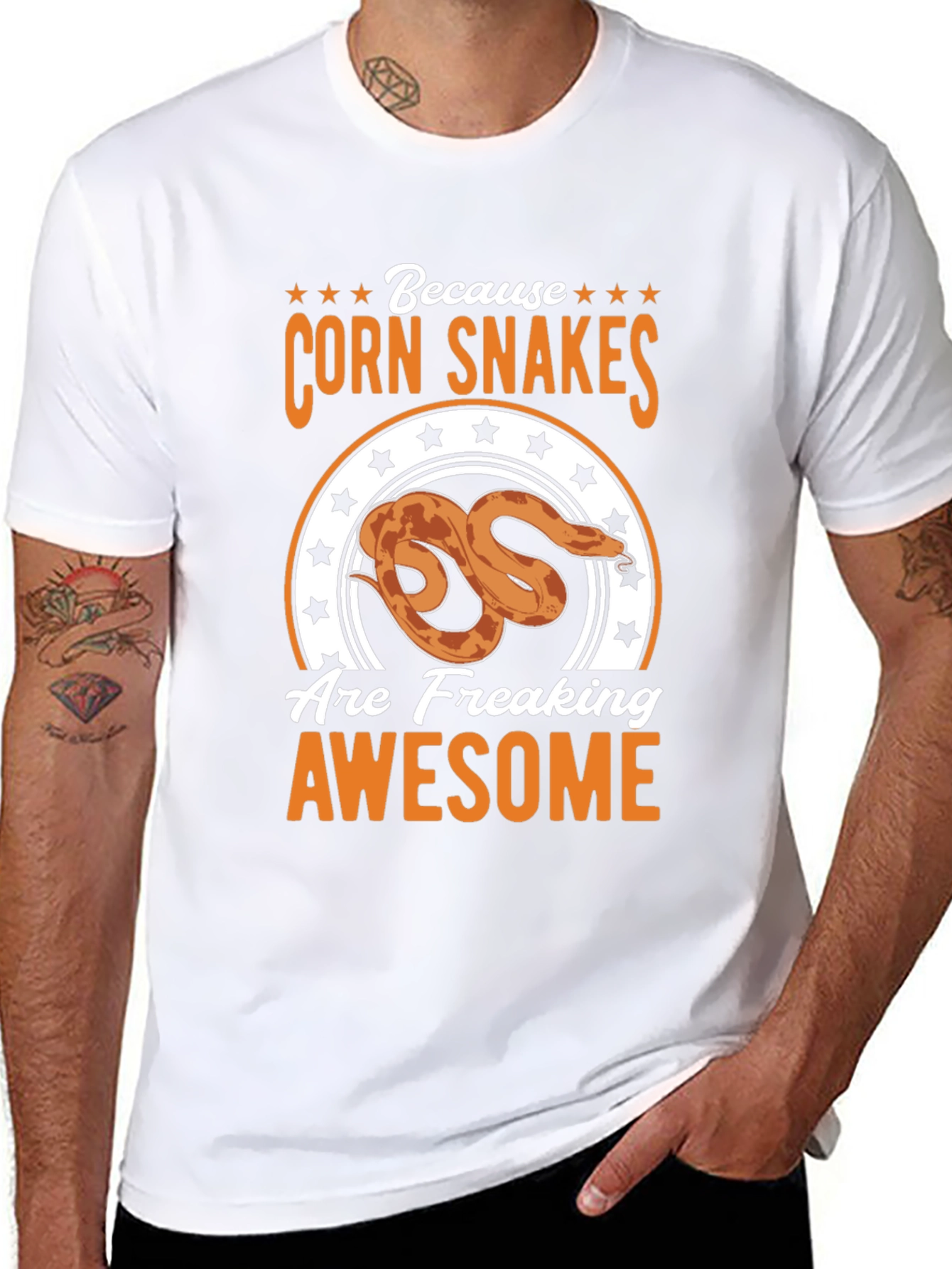 Corn Snakes Are Awesome Black T-Shirt