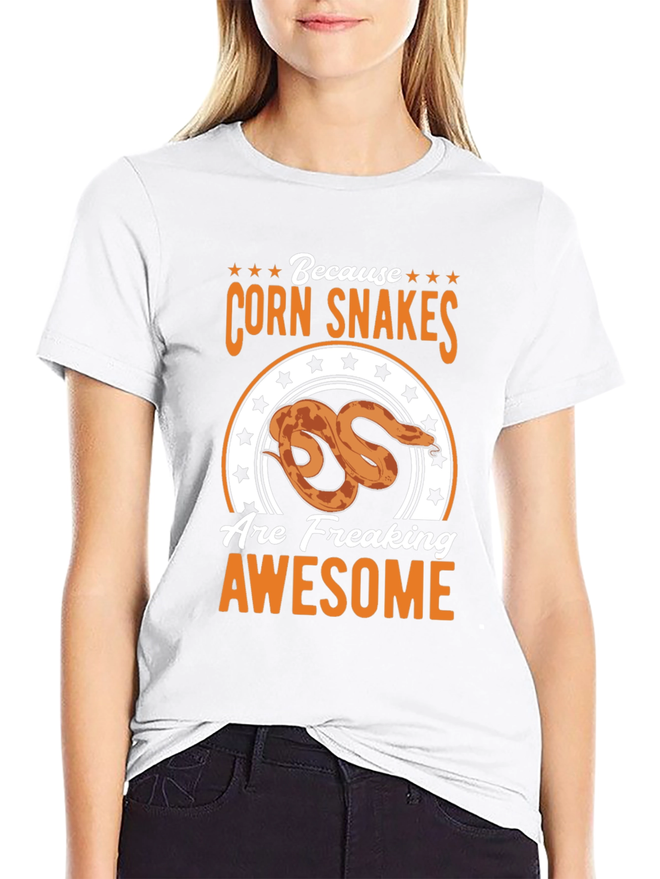 Corn Snakes Are Awesome Black T-Shirt