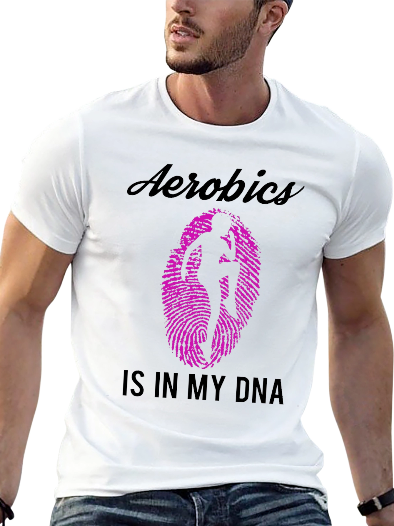 Aerobics DNA T-Shirt - Fitness Graphic Tee