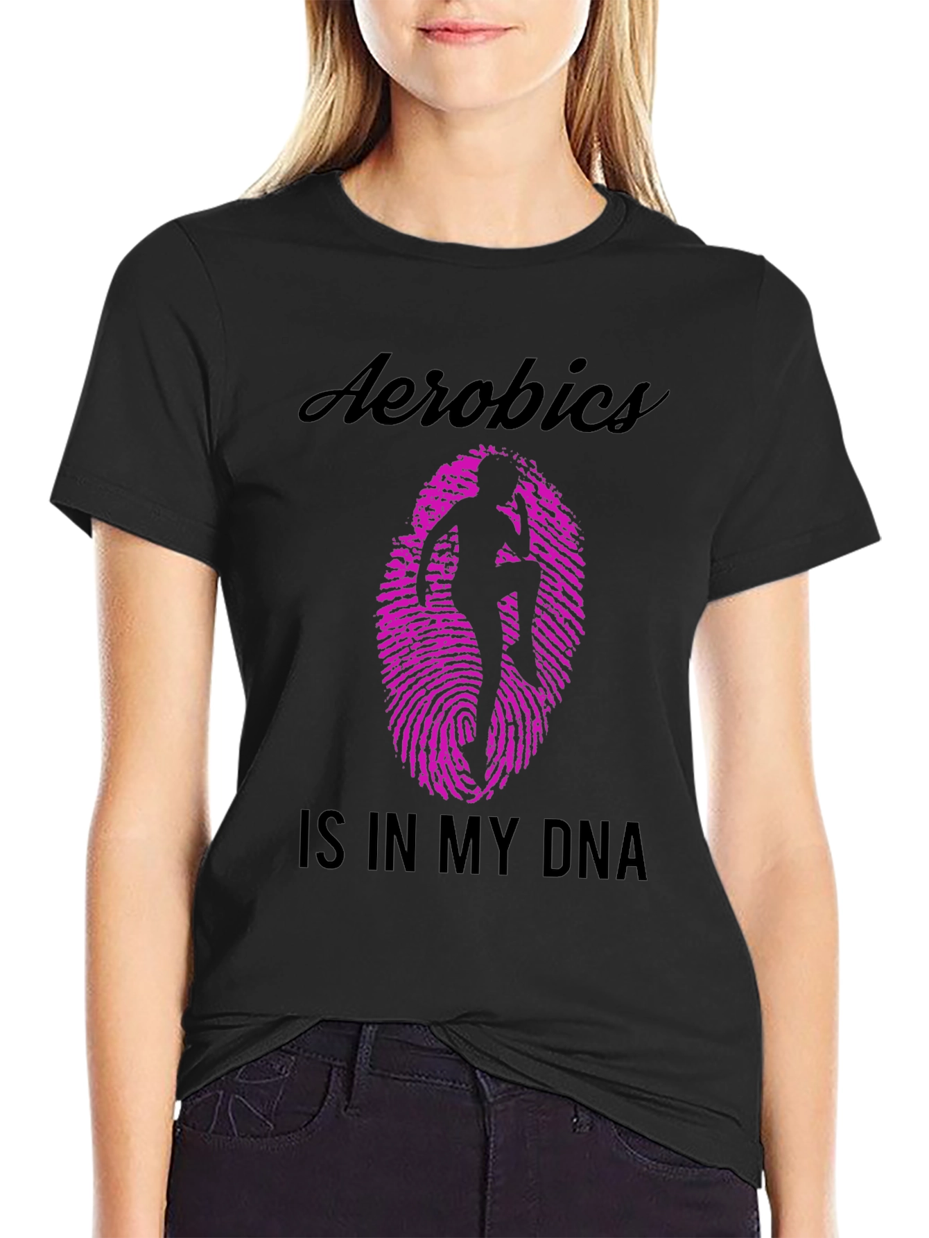 Aerobics DNA T-Shirt - Fitness Graphic Tee