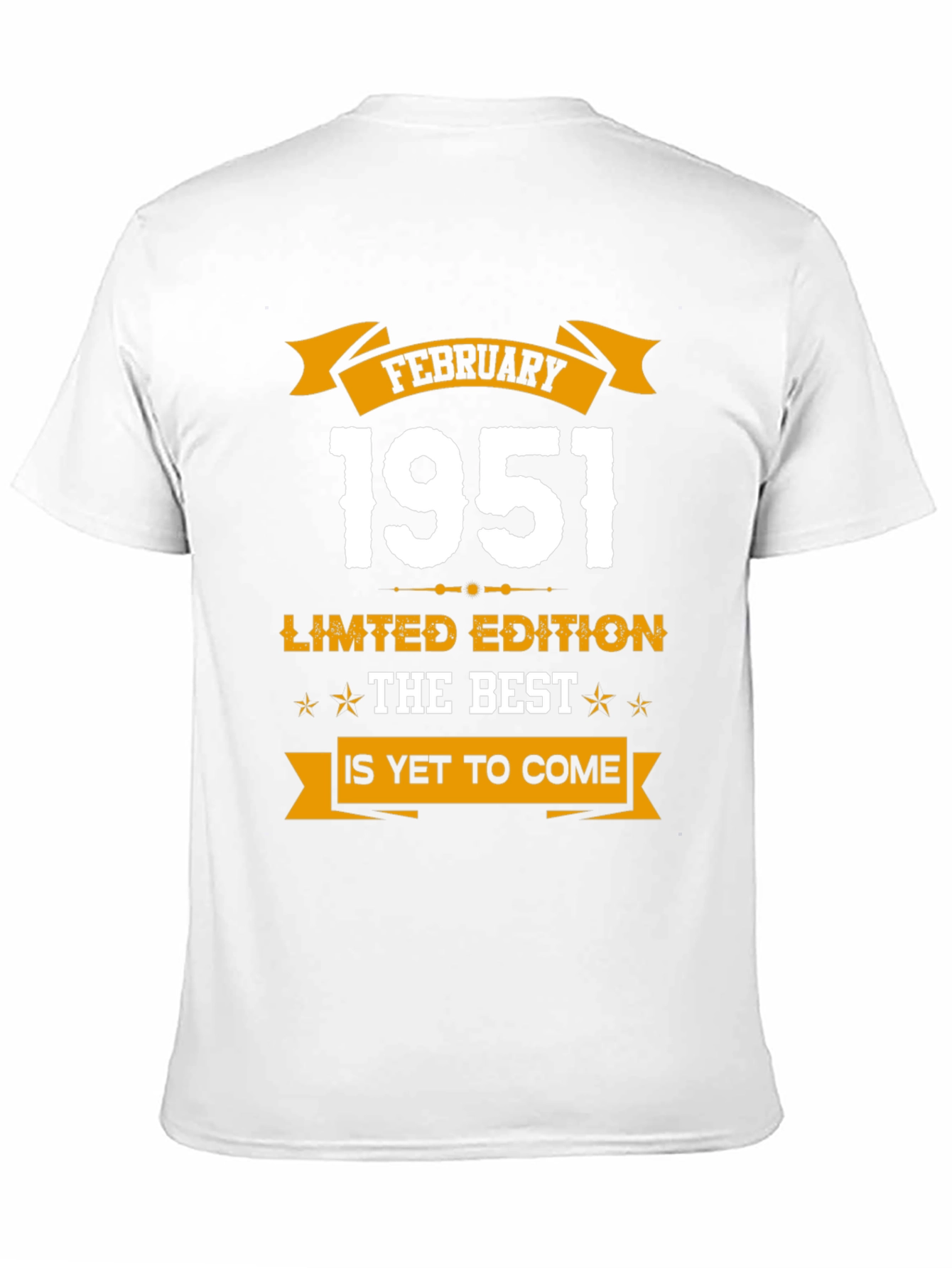 February 1951 Limited Edition Birthday T-Shirt