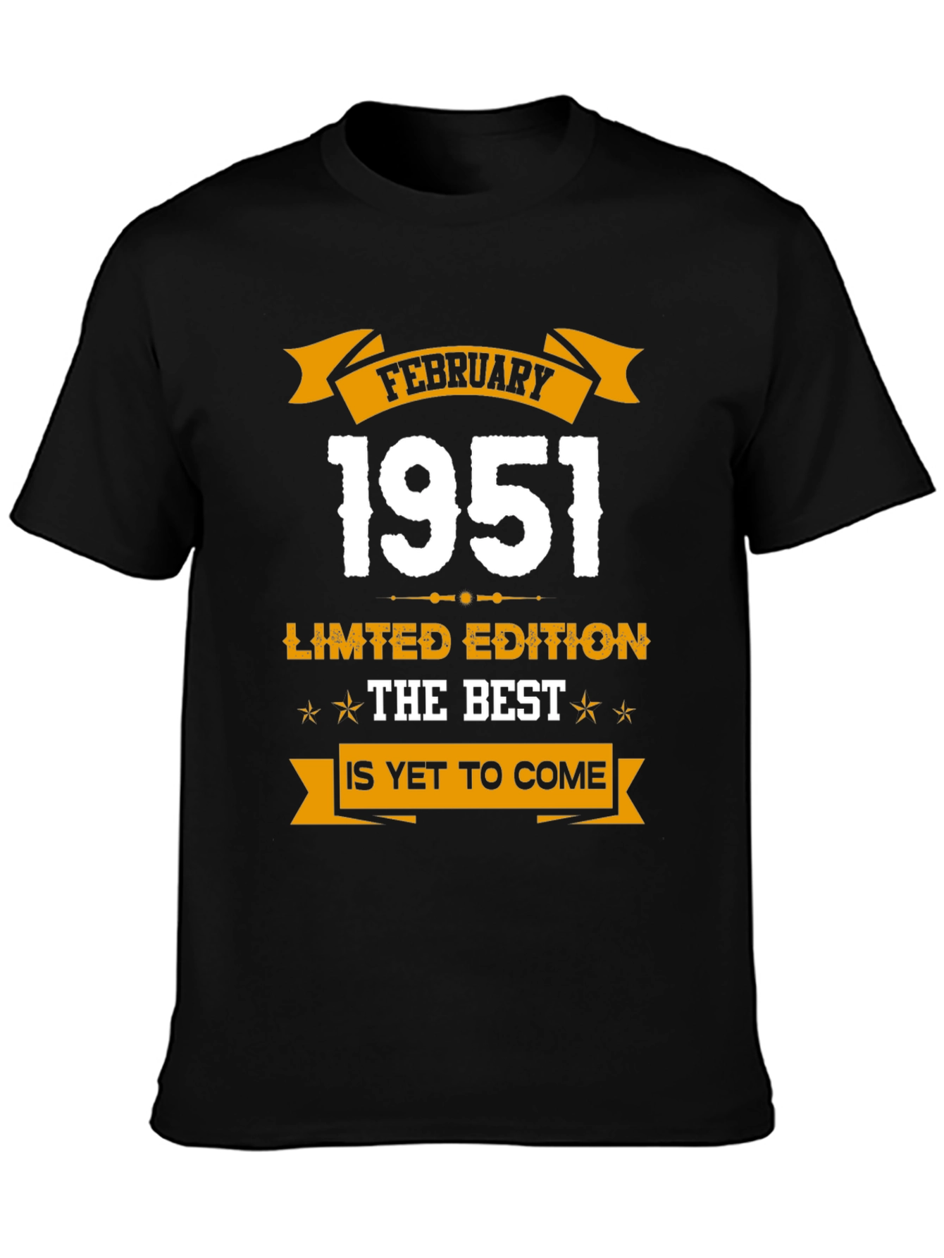 February 1951 Limited Edition Birthday T-Shirt