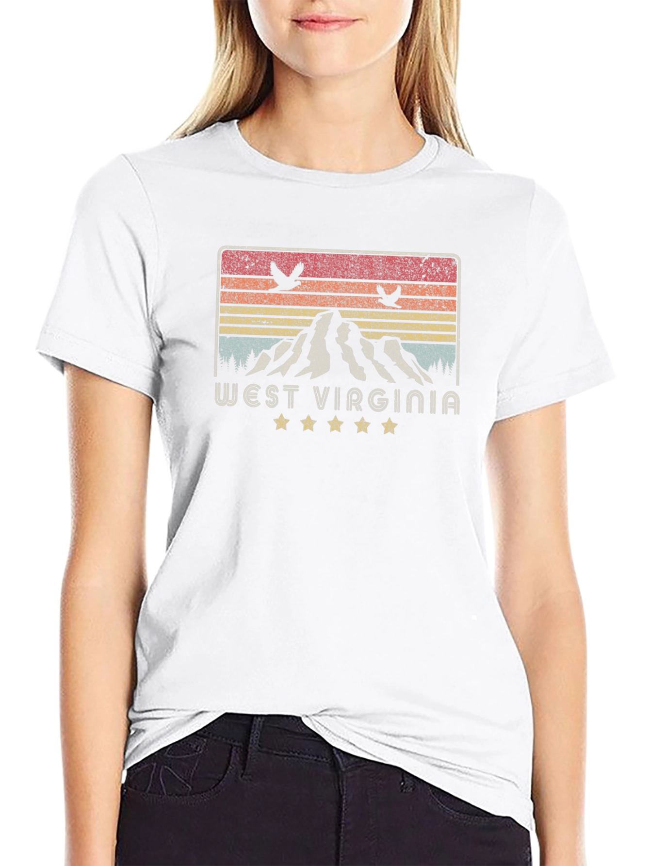 West Virginia Mountain Graphic Tee