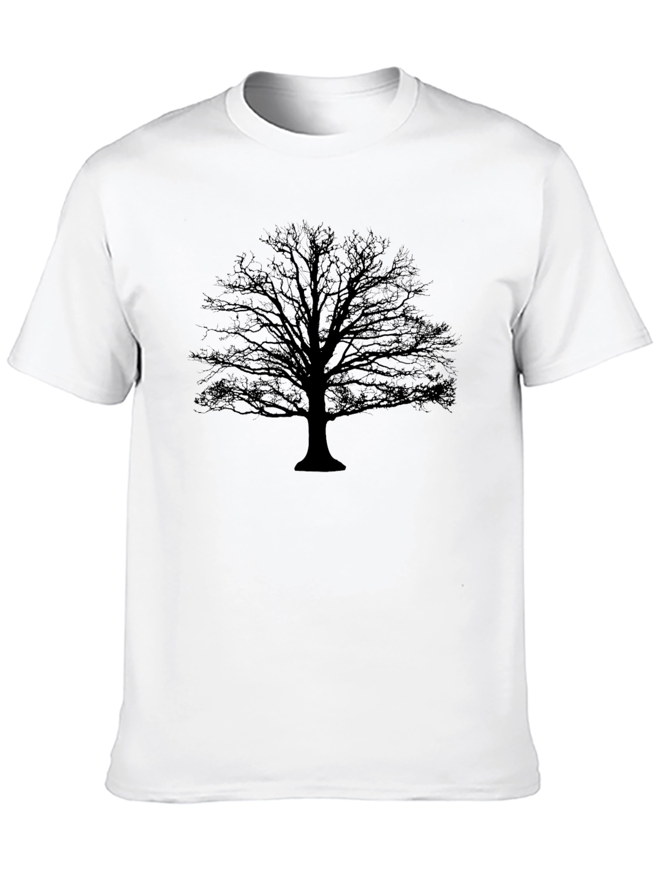 Mens Black Tree Graphic T-Shirt