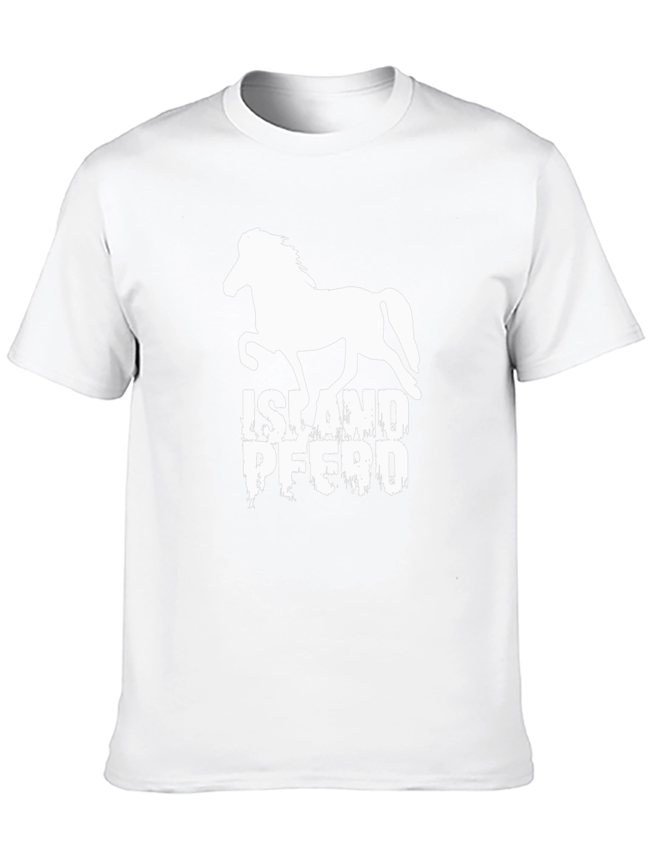 Iceland Horse T-Shirt - Black Cotton Tee