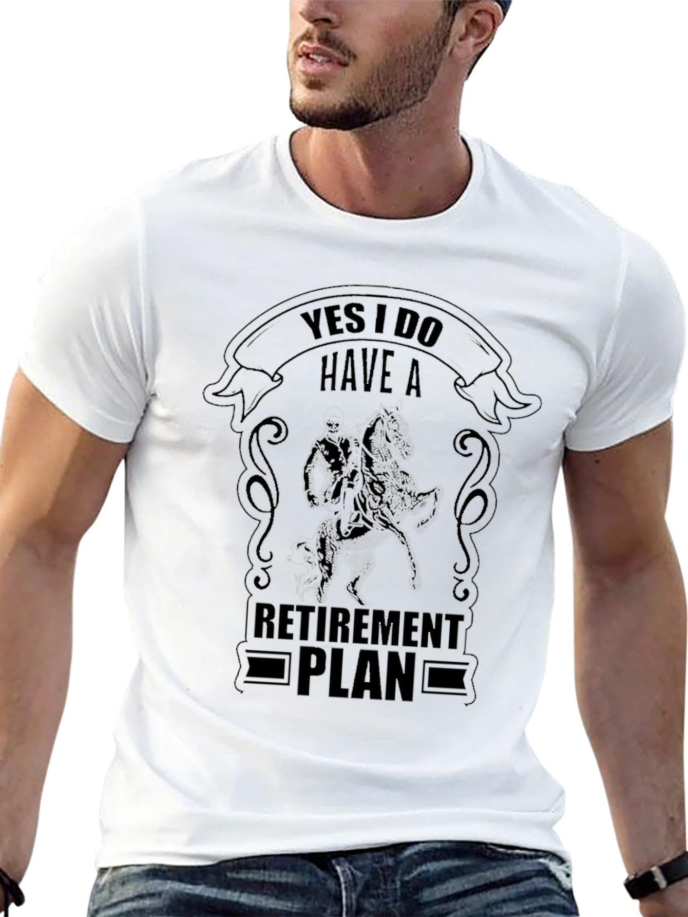 Retirement Plan Horse Graphic Tee