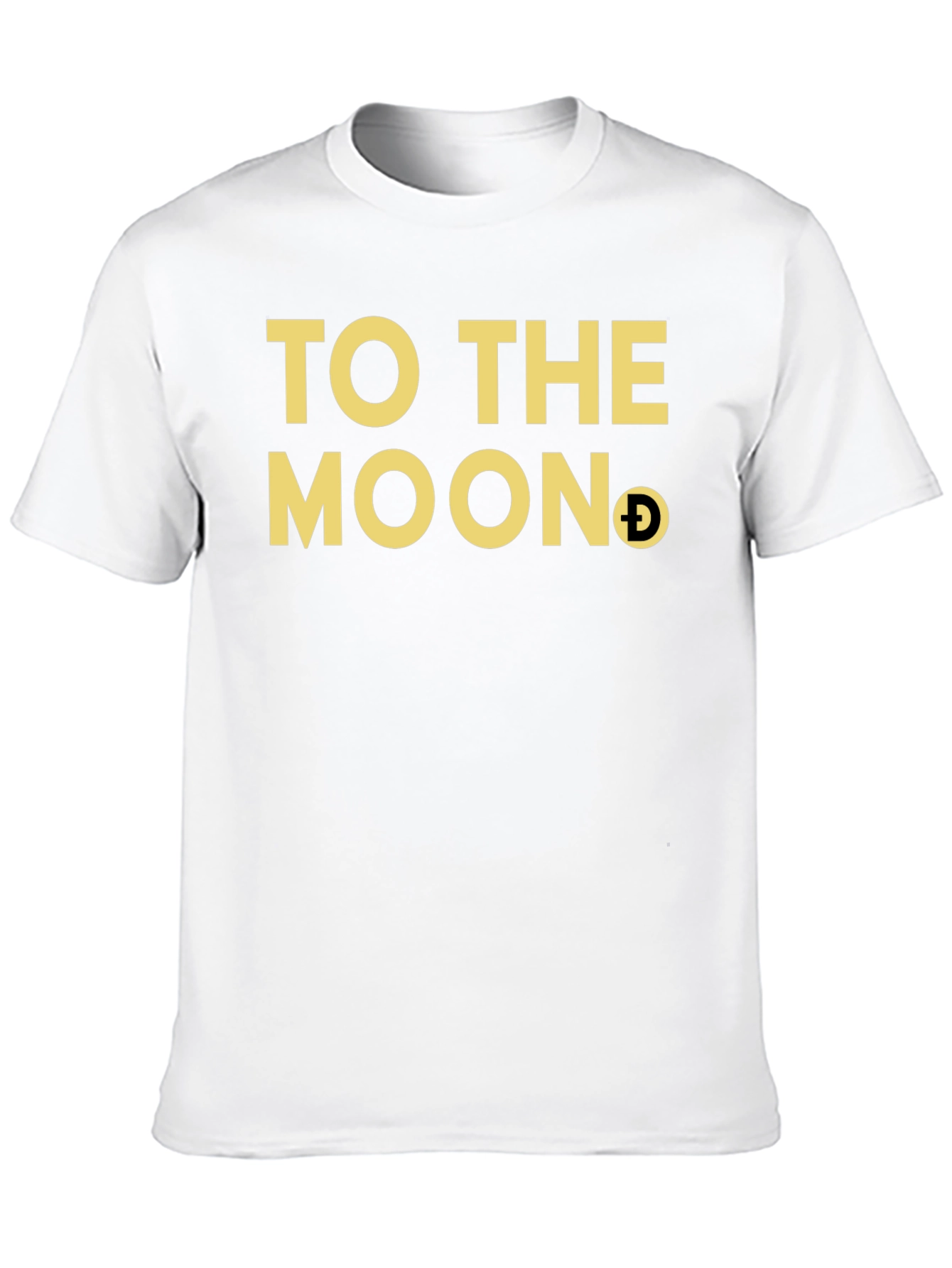 To the Moon Doge T-Shirt Black
