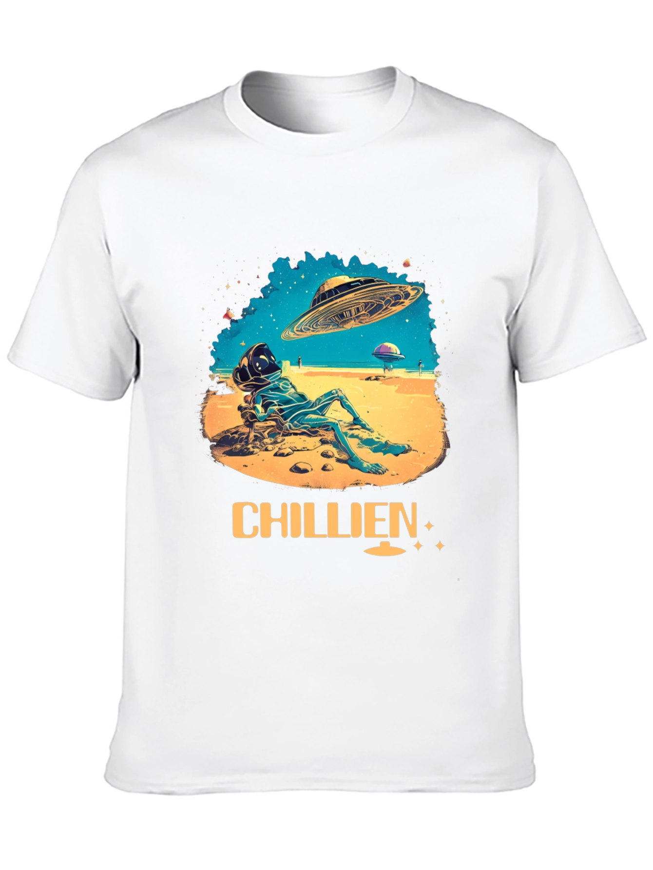 Chillien Alien T-Shirt - Relaxed UFO Design
