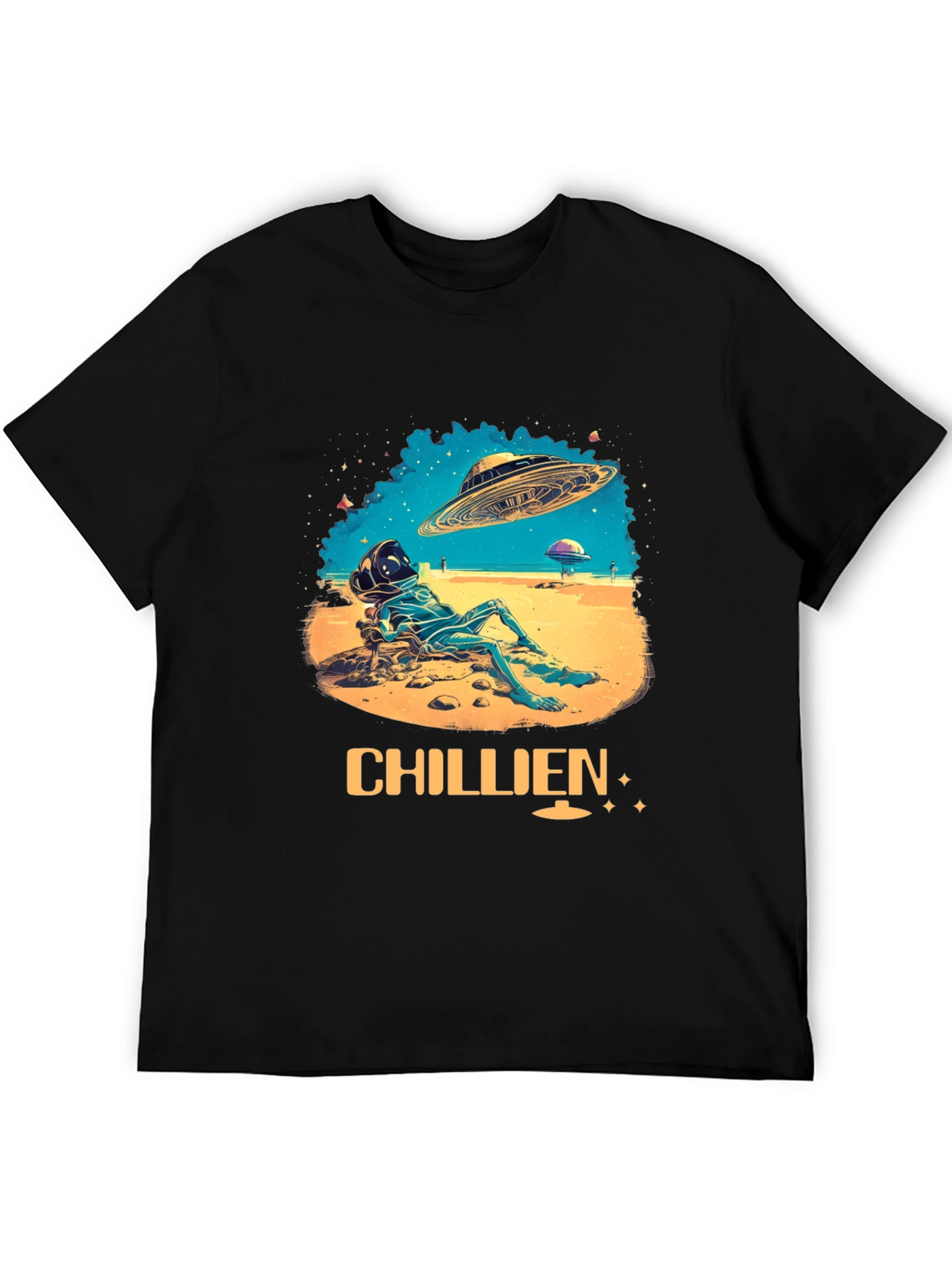Chillien Alien T-Shirt - Relaxed UFO Design