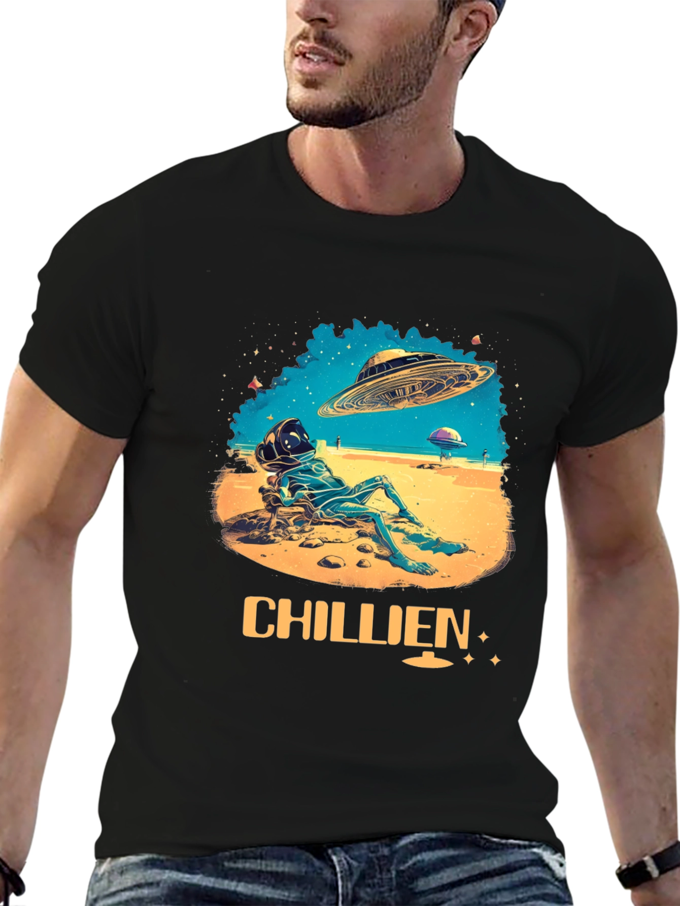 Chillien Alien T-Shirt - Relaxed UFO Design