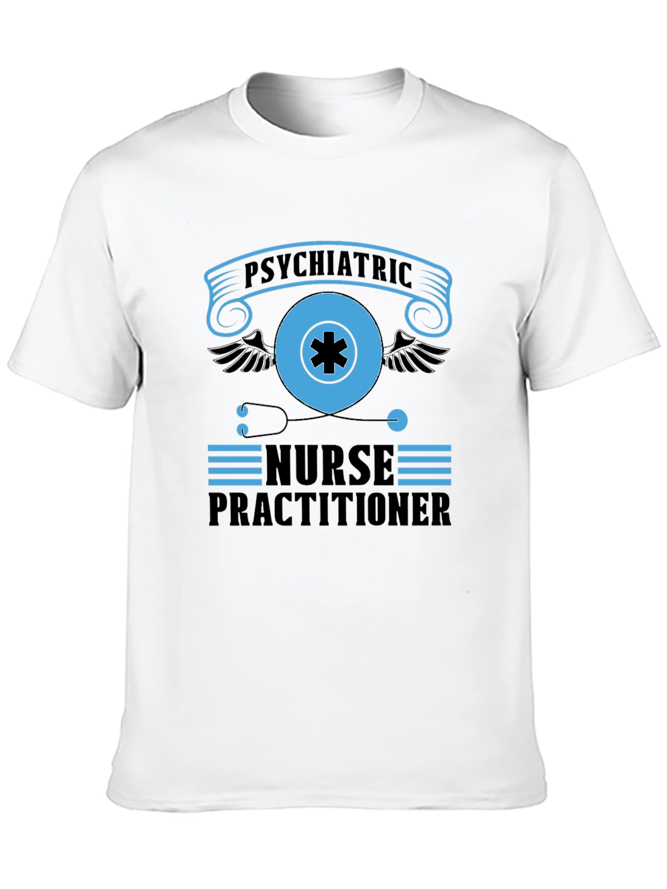 Psychiatric Nurse Practitioner Black T-Shirt