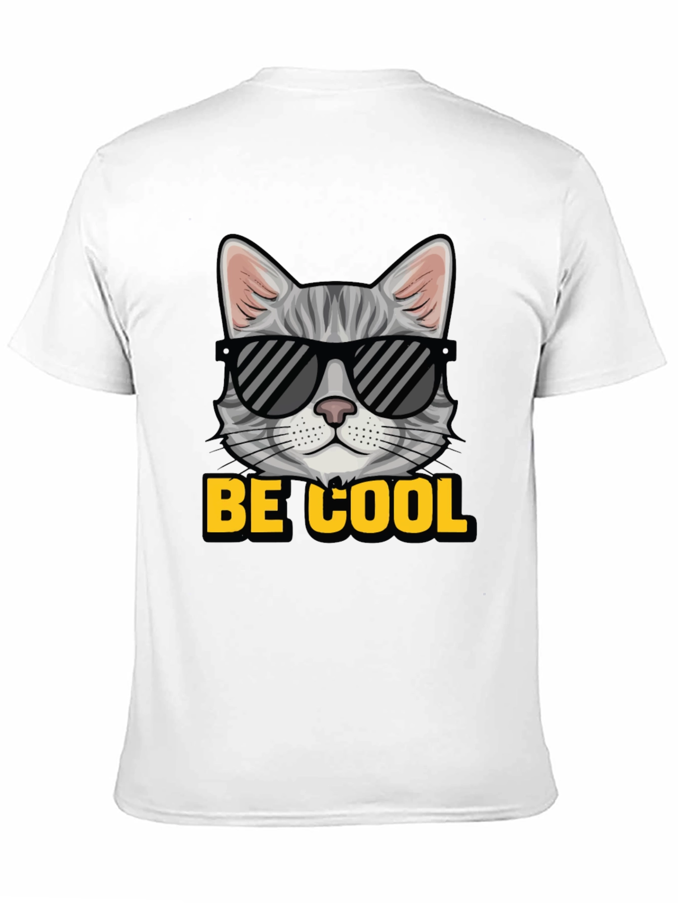 Cool Cat T-Shirt - Mens Black Graphic Tee