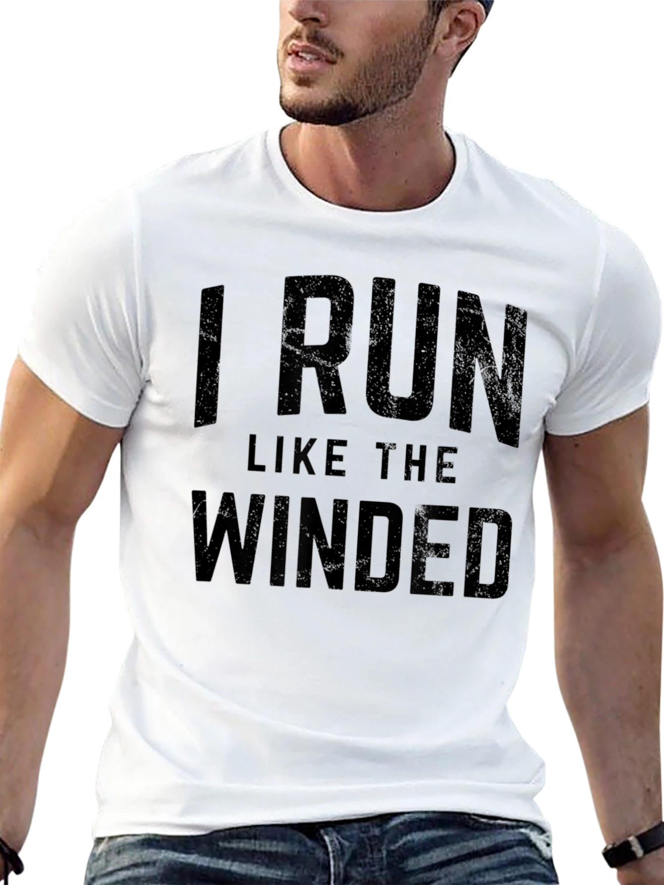 Funny Runner T-Shirt - I Run Like The Winded