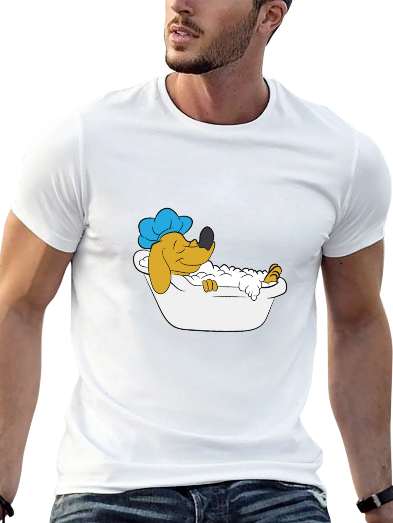 Cartoon Dog Relaxing T-Shirt