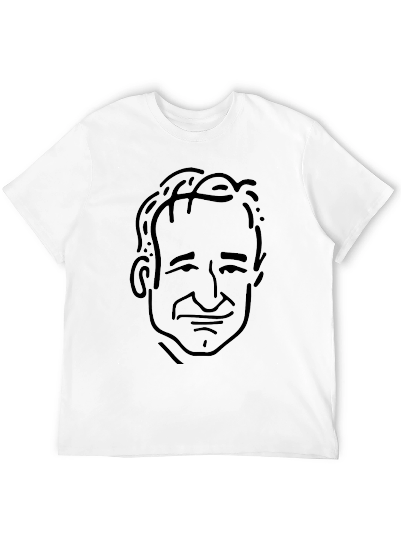Black Robin Williams Graphic T-Shirt