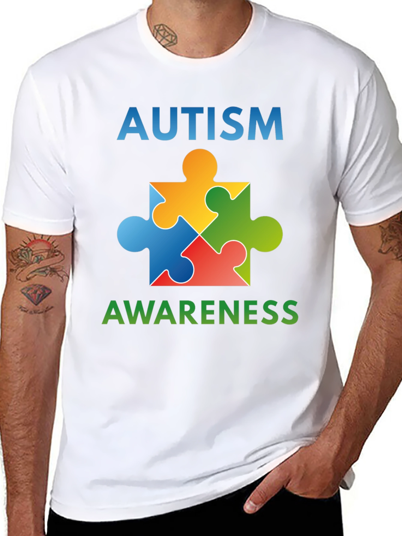 Autism Awareness Puzzle Piece T-Shirt