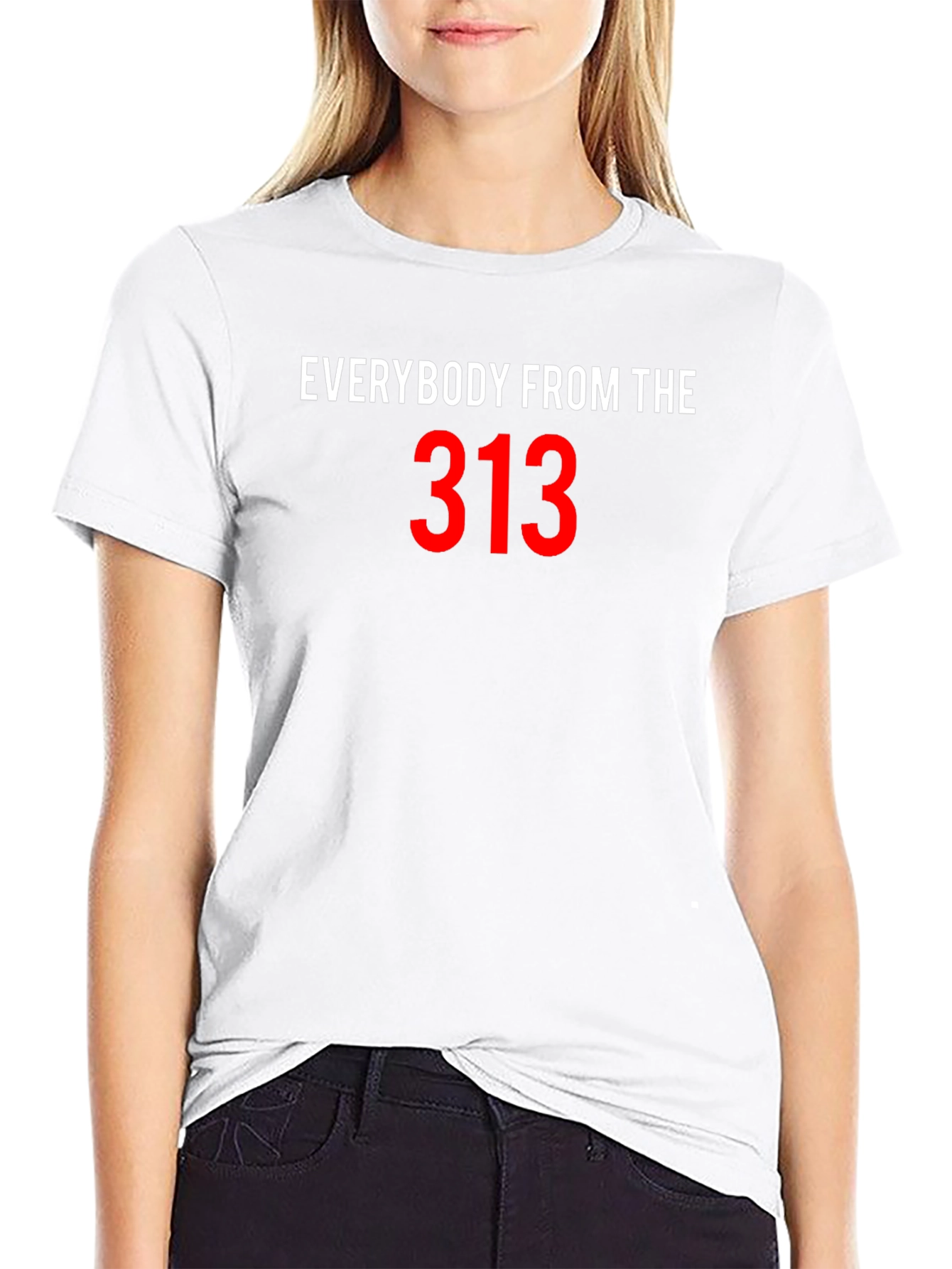 Everybody From The 313 Black T-Shirt