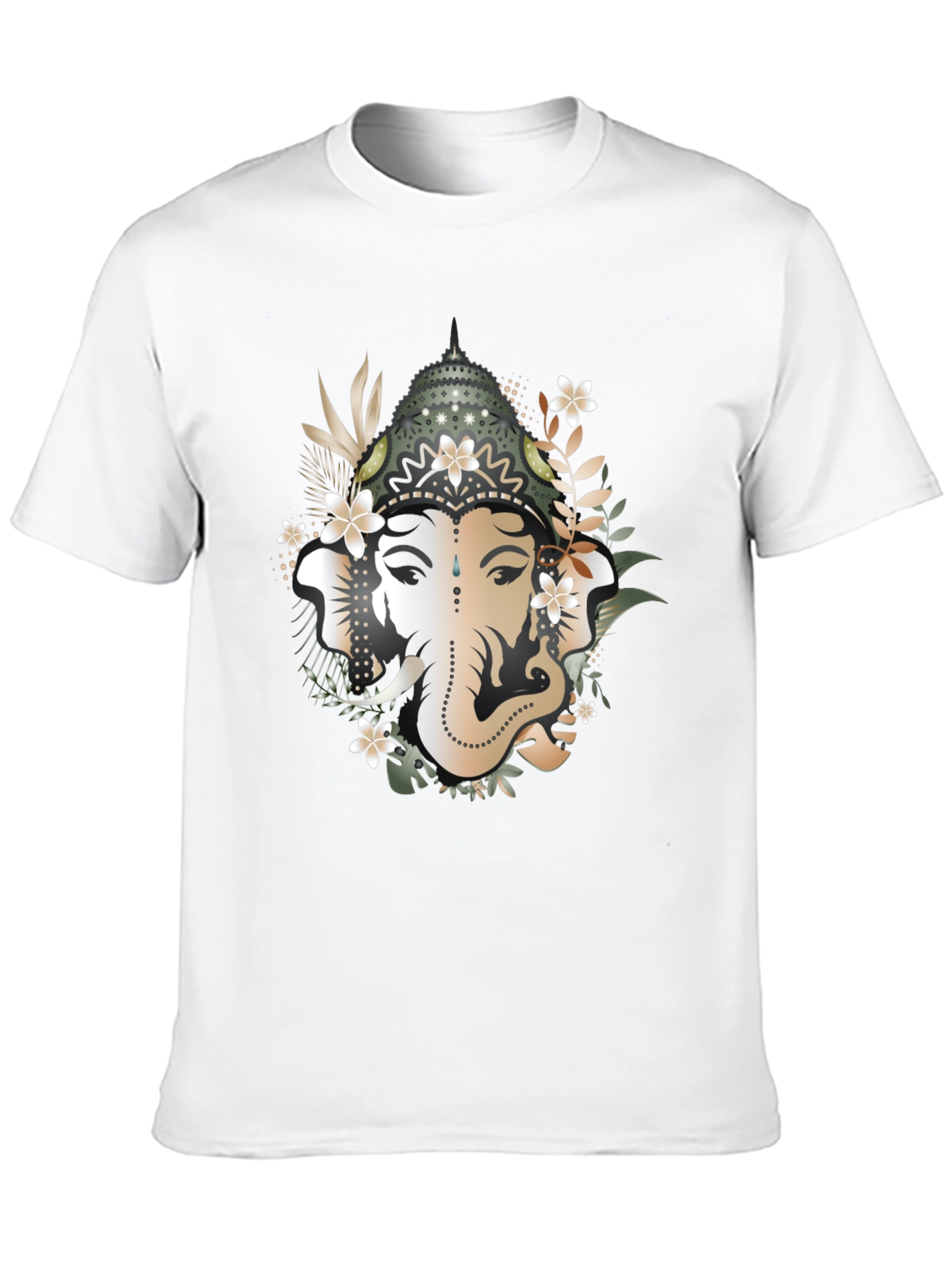 Ganesh Graphic Tee - Black Cotton T-Shirt