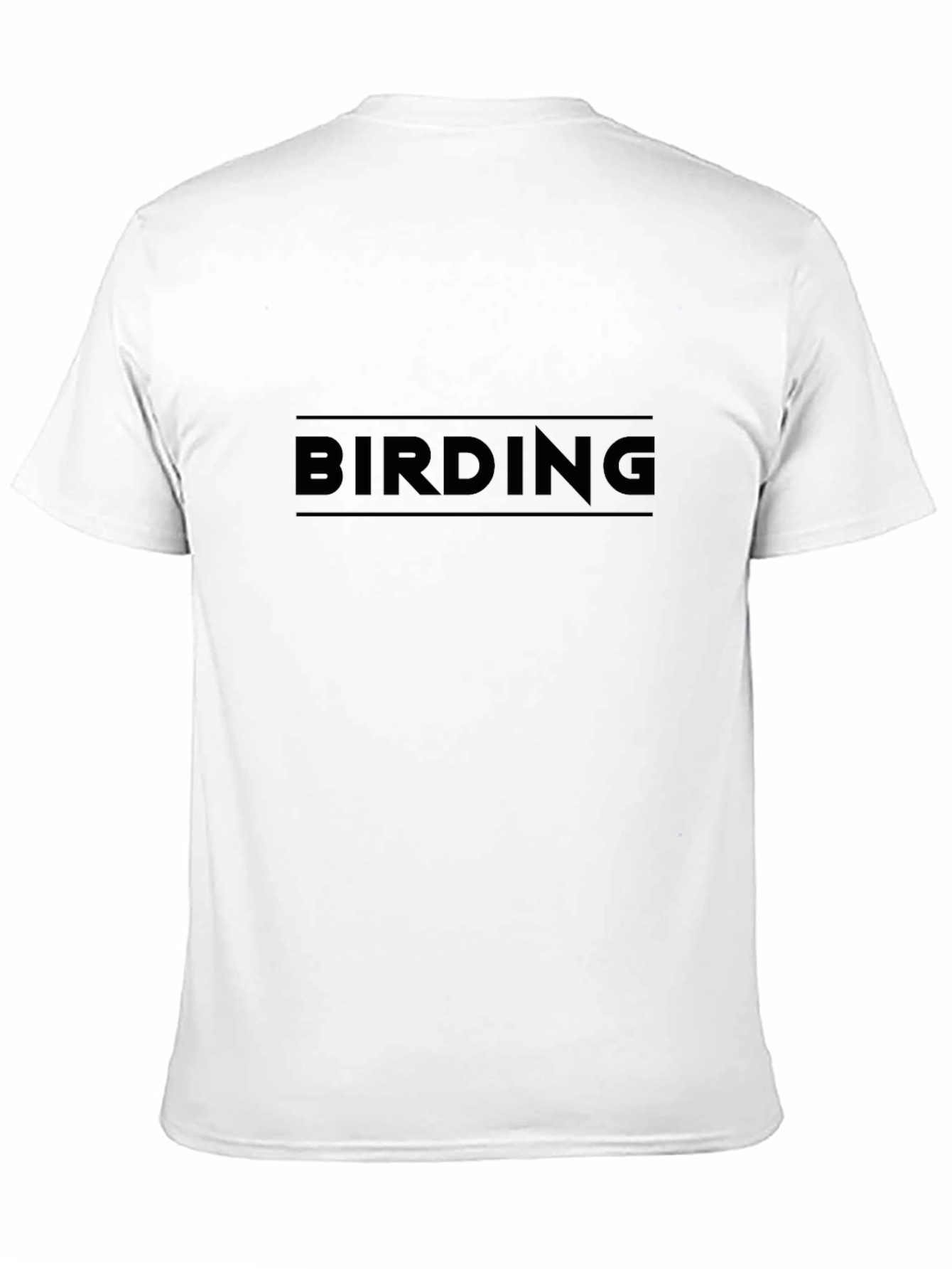 Birding Enthusiast Tee - Black Graphic T-Shirt