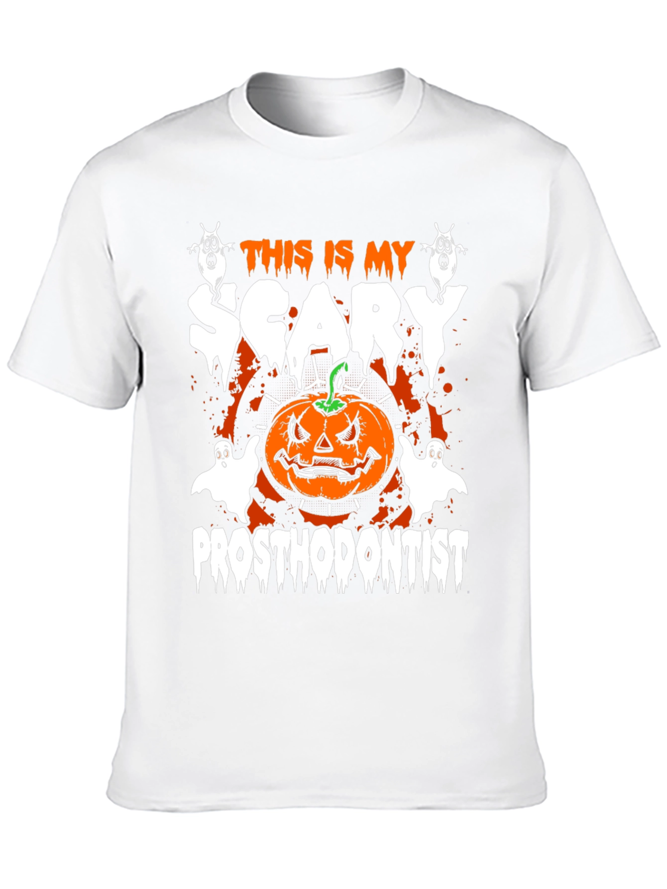 Scary Prosthodontist Halloween Graphic T-Shirt