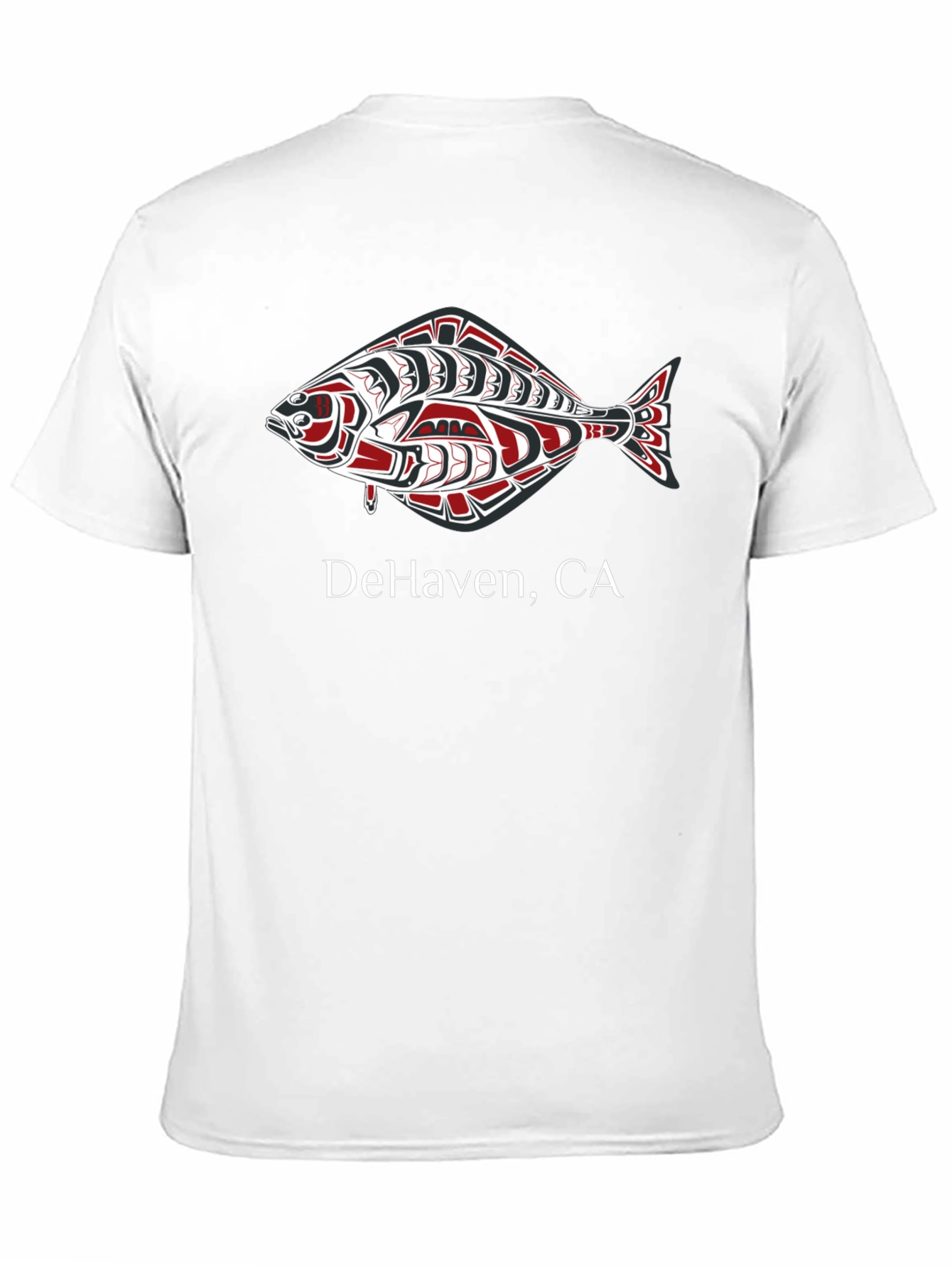 DeHaven CA Fish Graphic Tee - Black