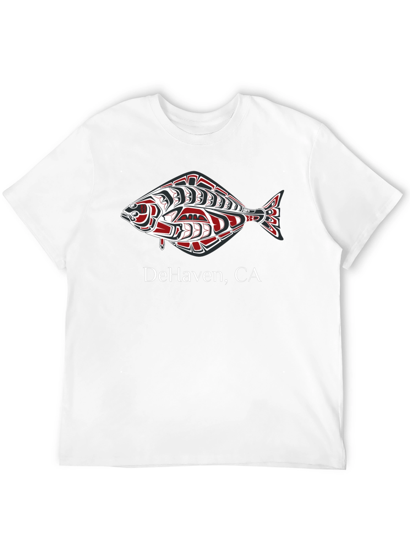 DeHaven CA Fish Graphic Tee - Black