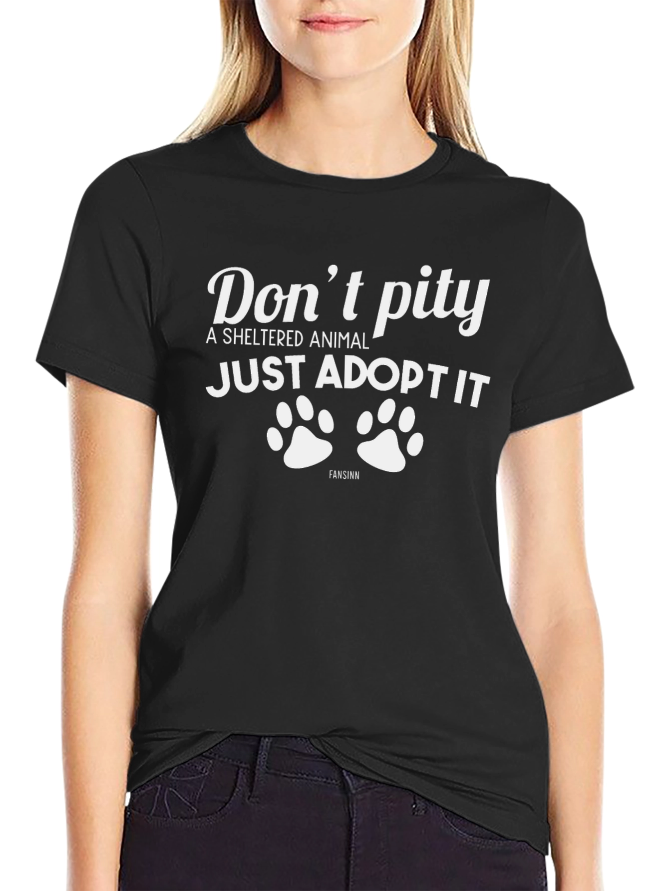 Adopt a Sheltered Animal Graphic T-Shirt
