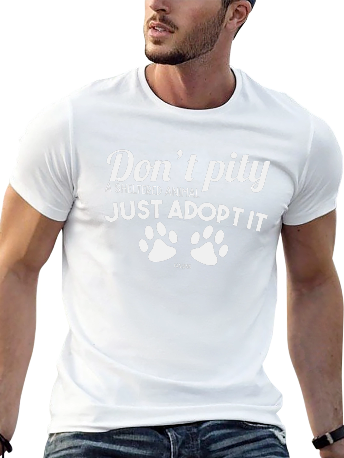 Adopt a Sheltered Animal Graphic T-Shirt