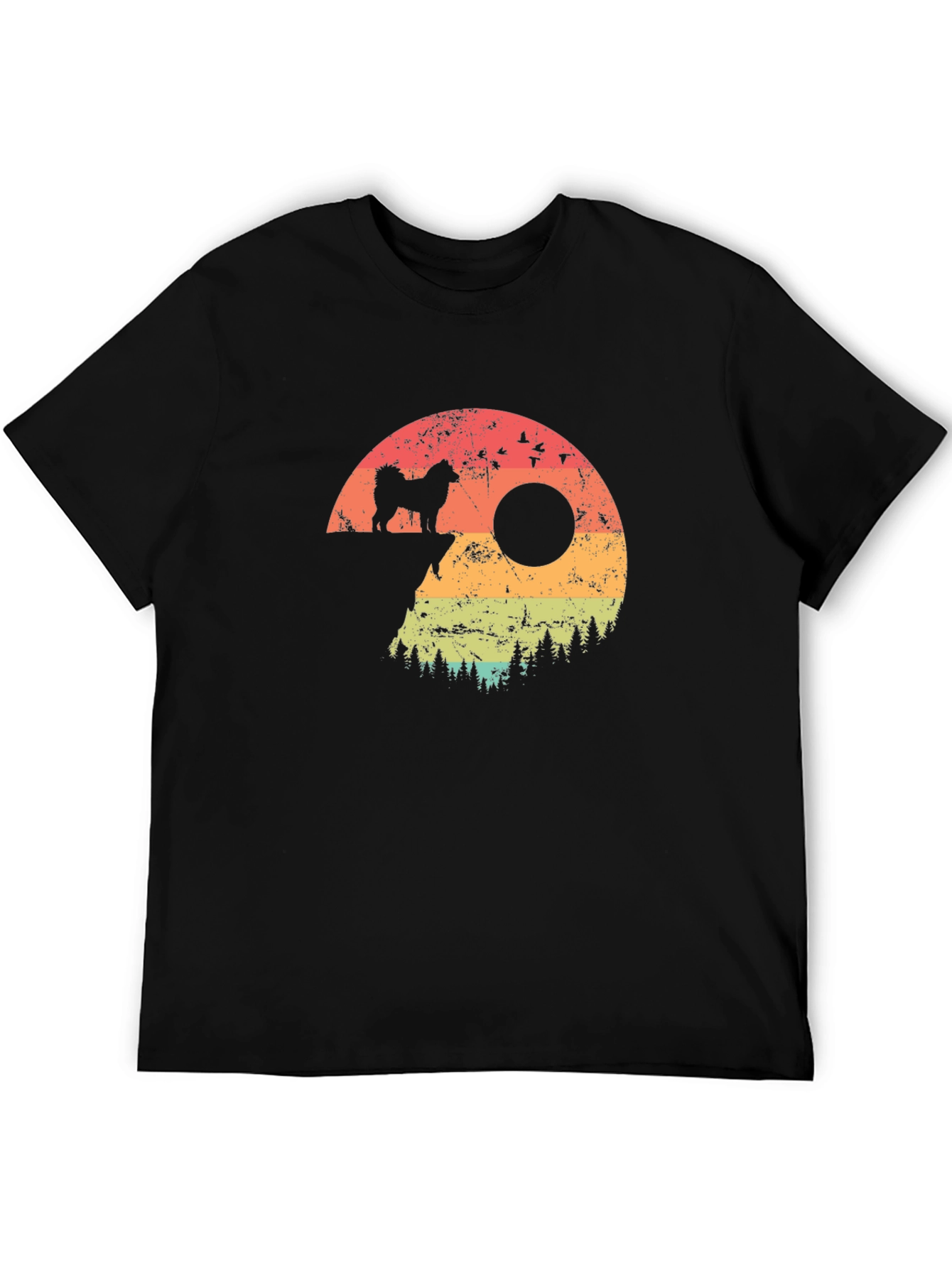 Retro Dog Silhouette T-Shirt
