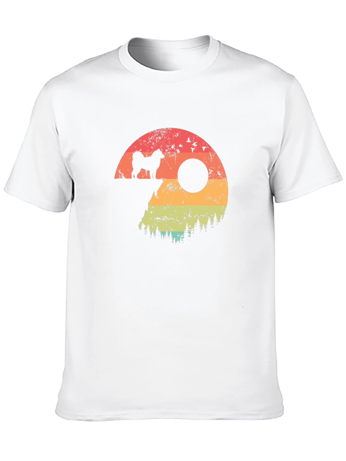 Retro Dog Silhouette T-Shirt