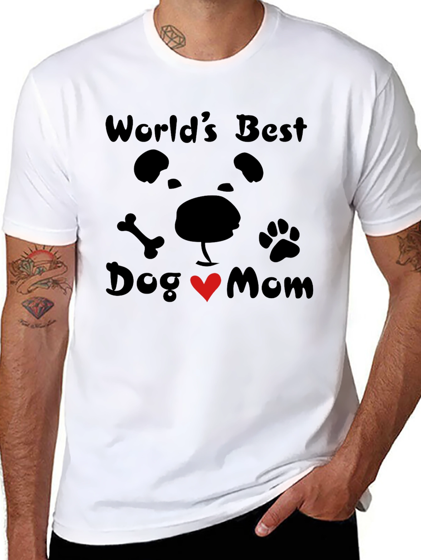 Worlds Best Dog Mom T-Shirt