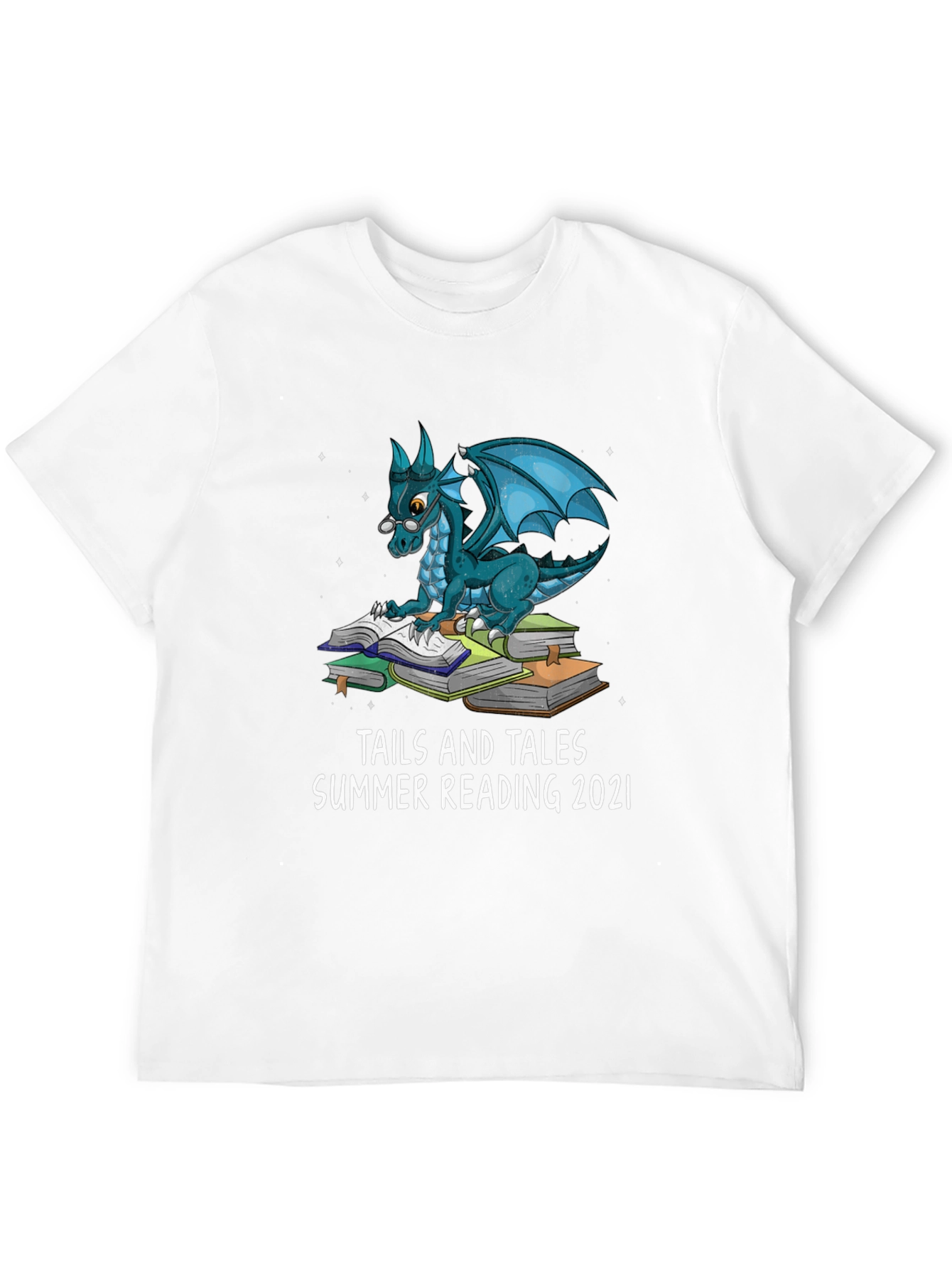 Reading Dragon Graphic Tee