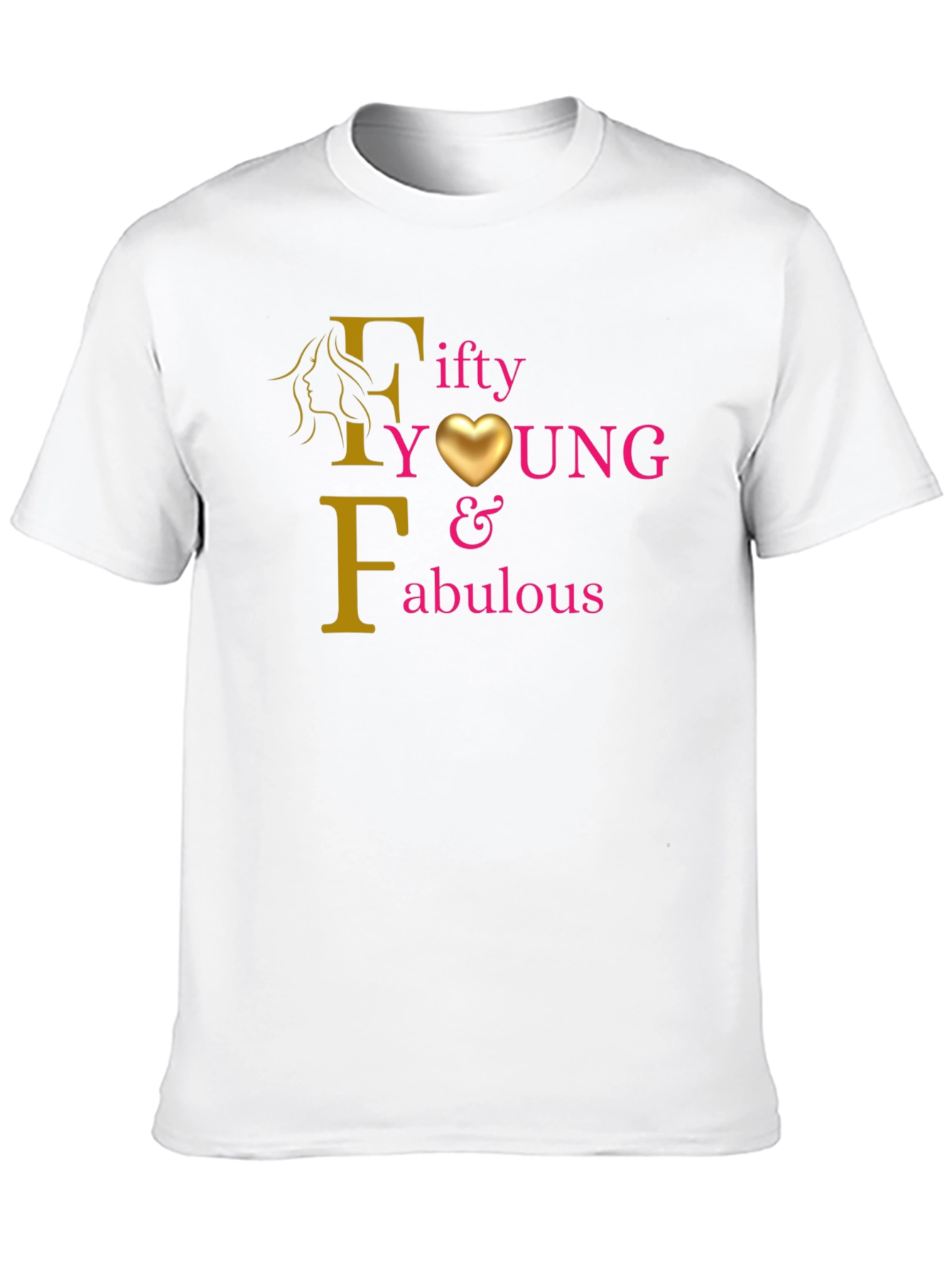 Fifty Young & Fabulous Black Graphic Tee