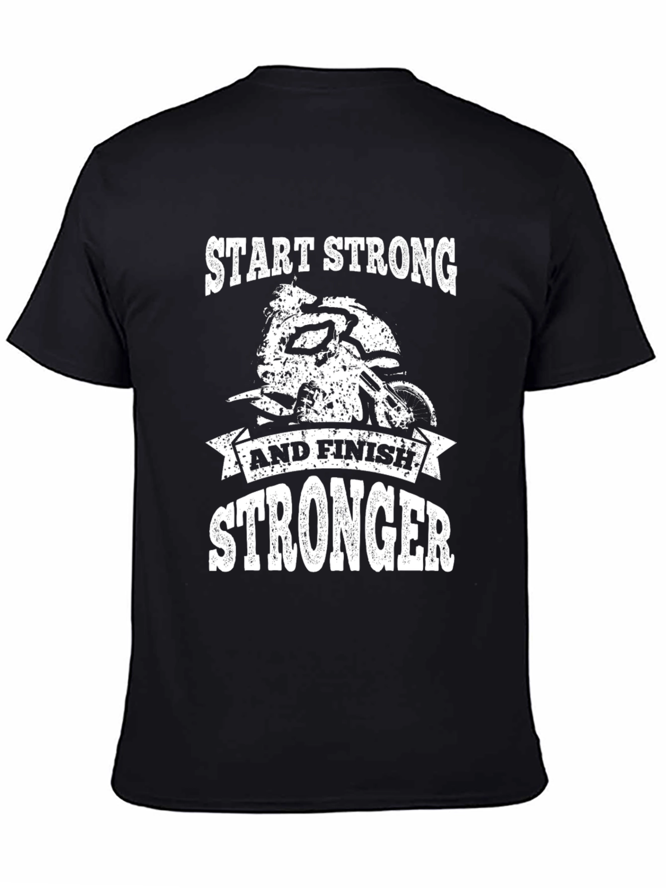 Start Stronger Mens Graphic Tee