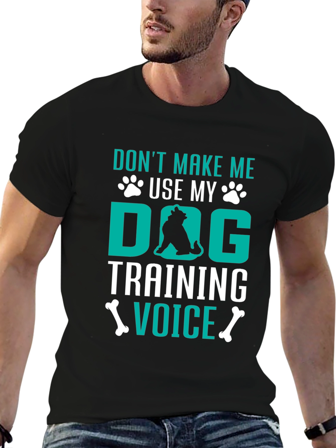 Dog Training Voice T-Shirt - Funny Dog Lover Tee