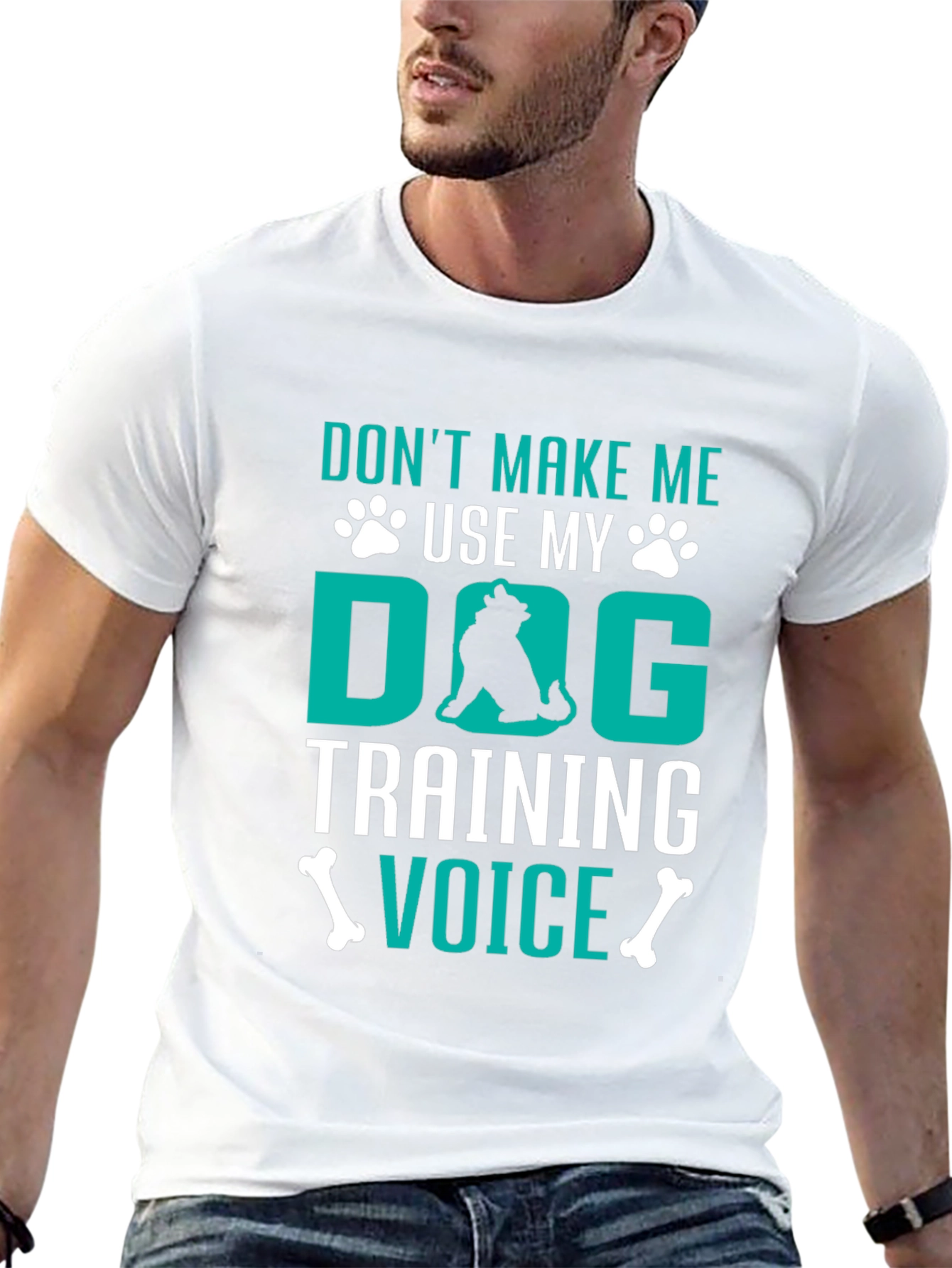 Dog Training Voice T-Shirt - Funny Dog Lover Tee