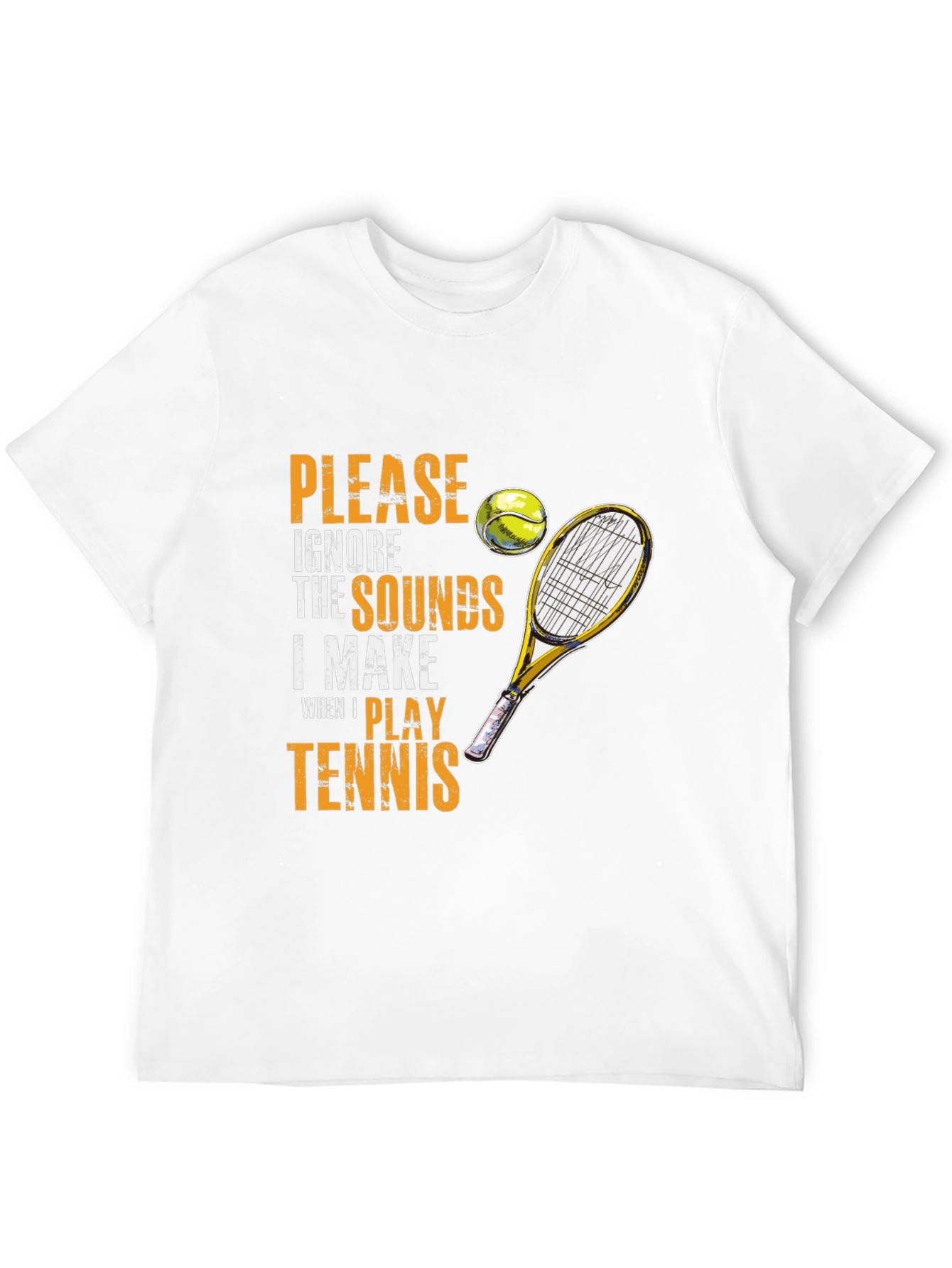 Tennis Player Humor Graphic T-Shirt