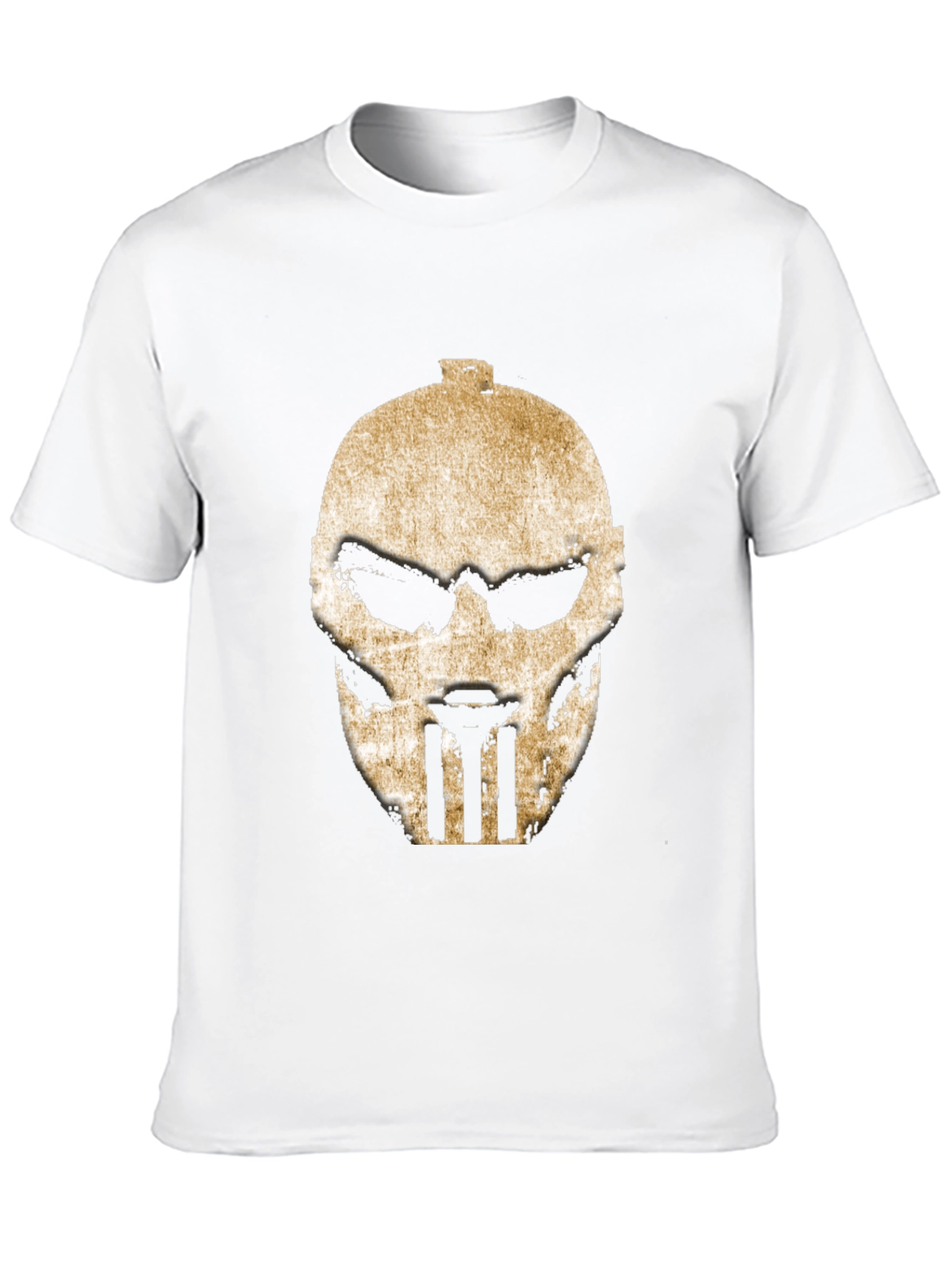 Masked Vigilante Graphic Tee - Black Cotton