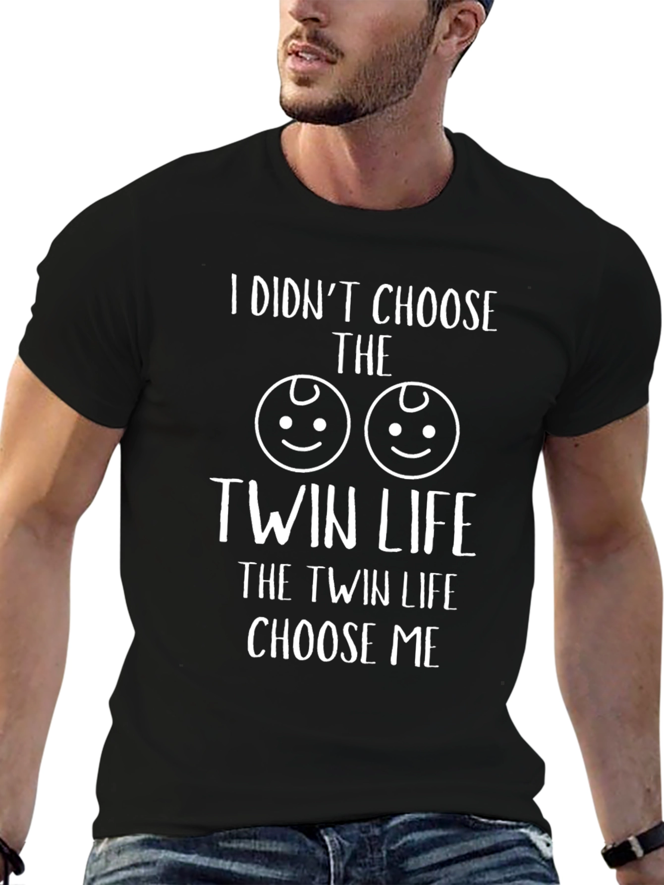 Twin Life Graphic Tee - Funny Twins T-Shirt