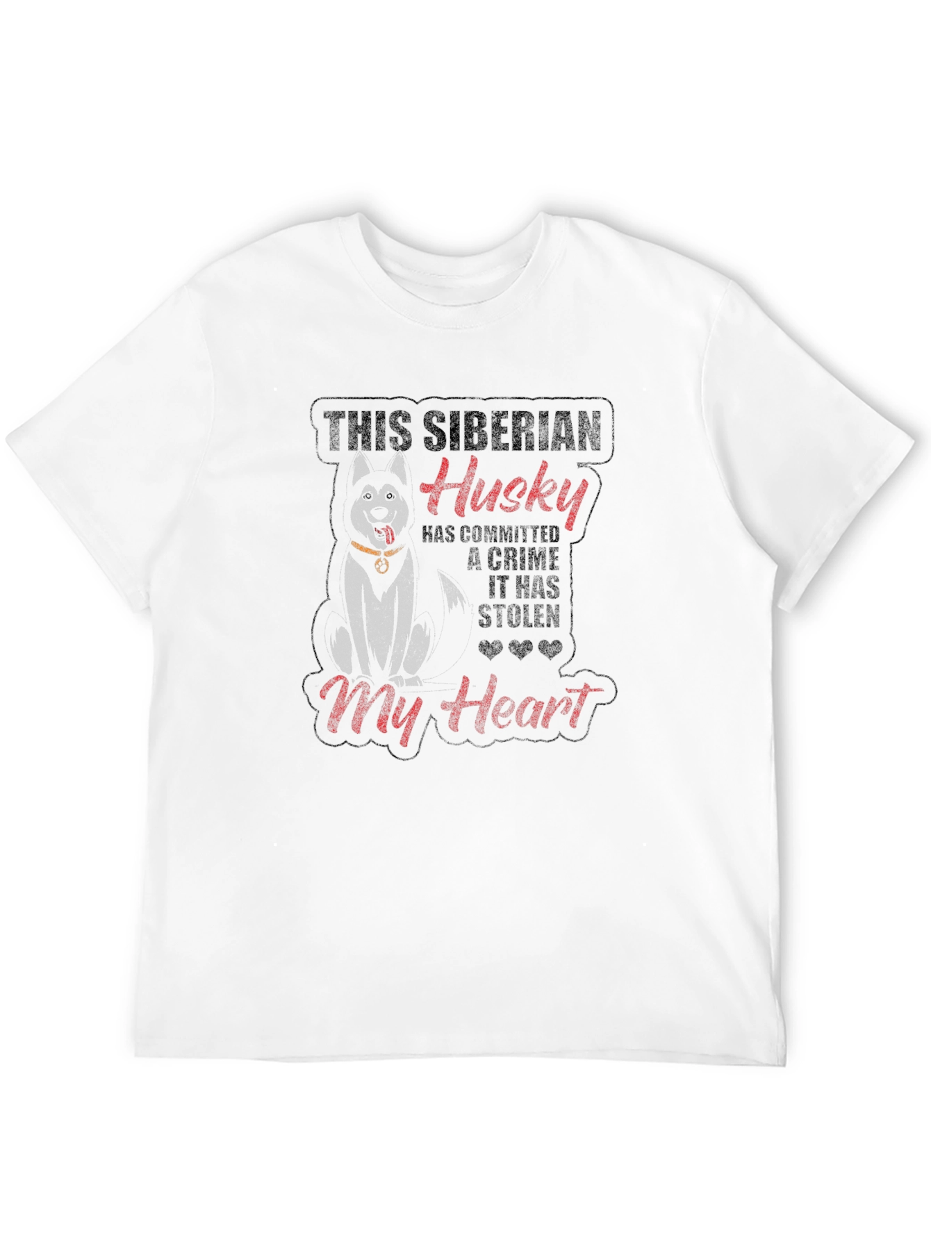 Siberian Husky T-Shirt - My Heart