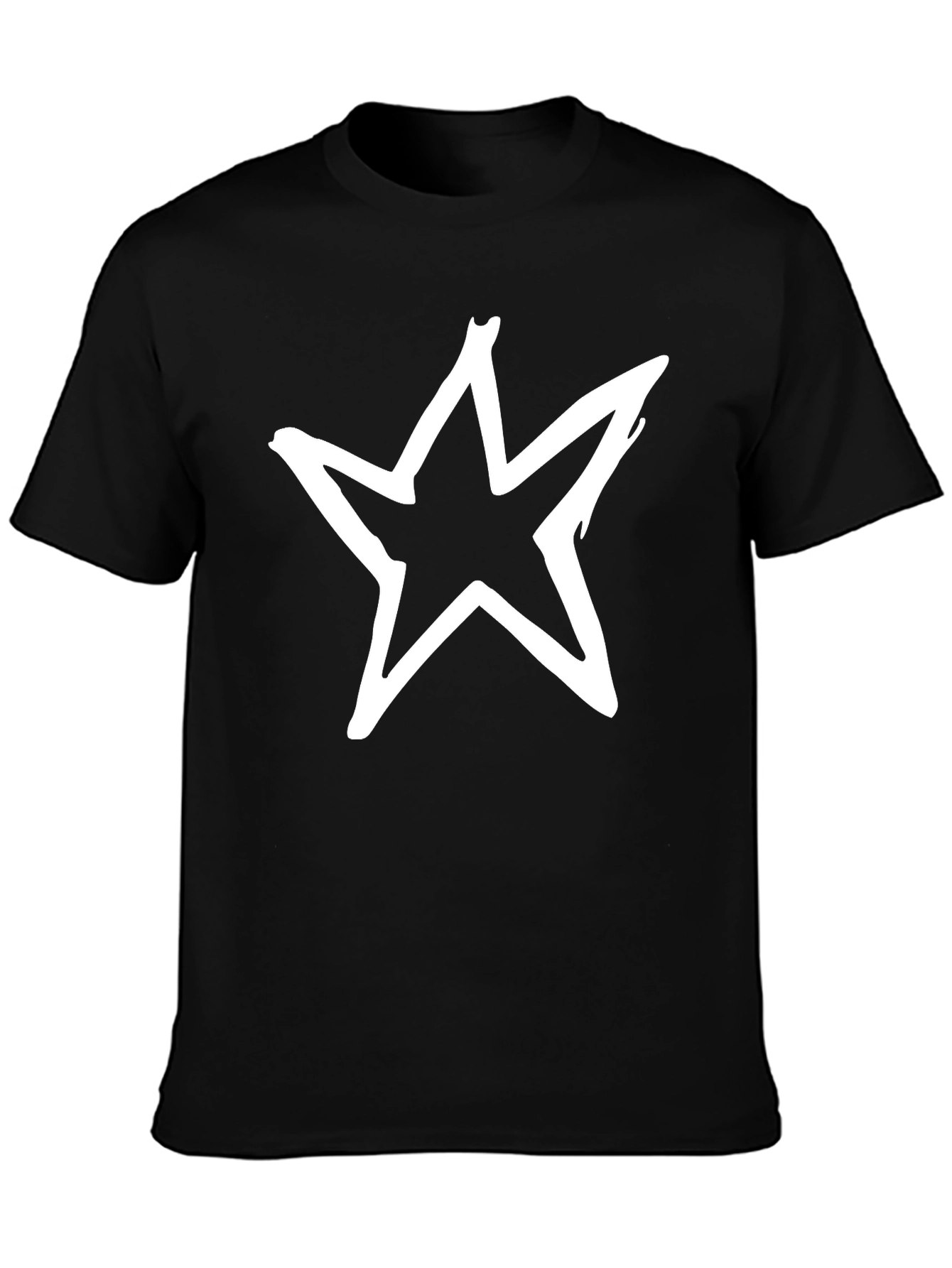Bold Star Graphic Black T-Shirt