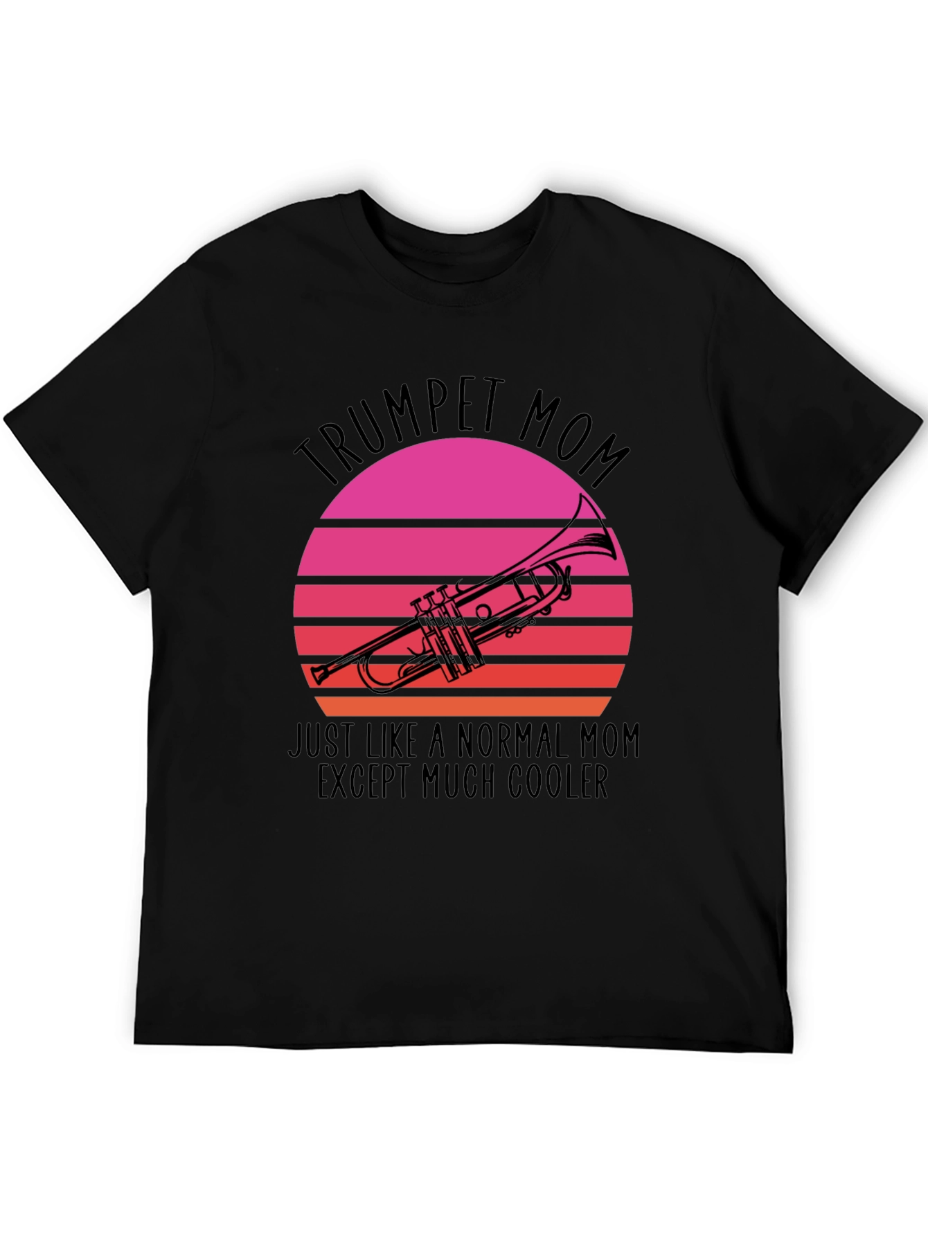 Trumpet Mom T-Shirt - Cool Mom Graphic Tee