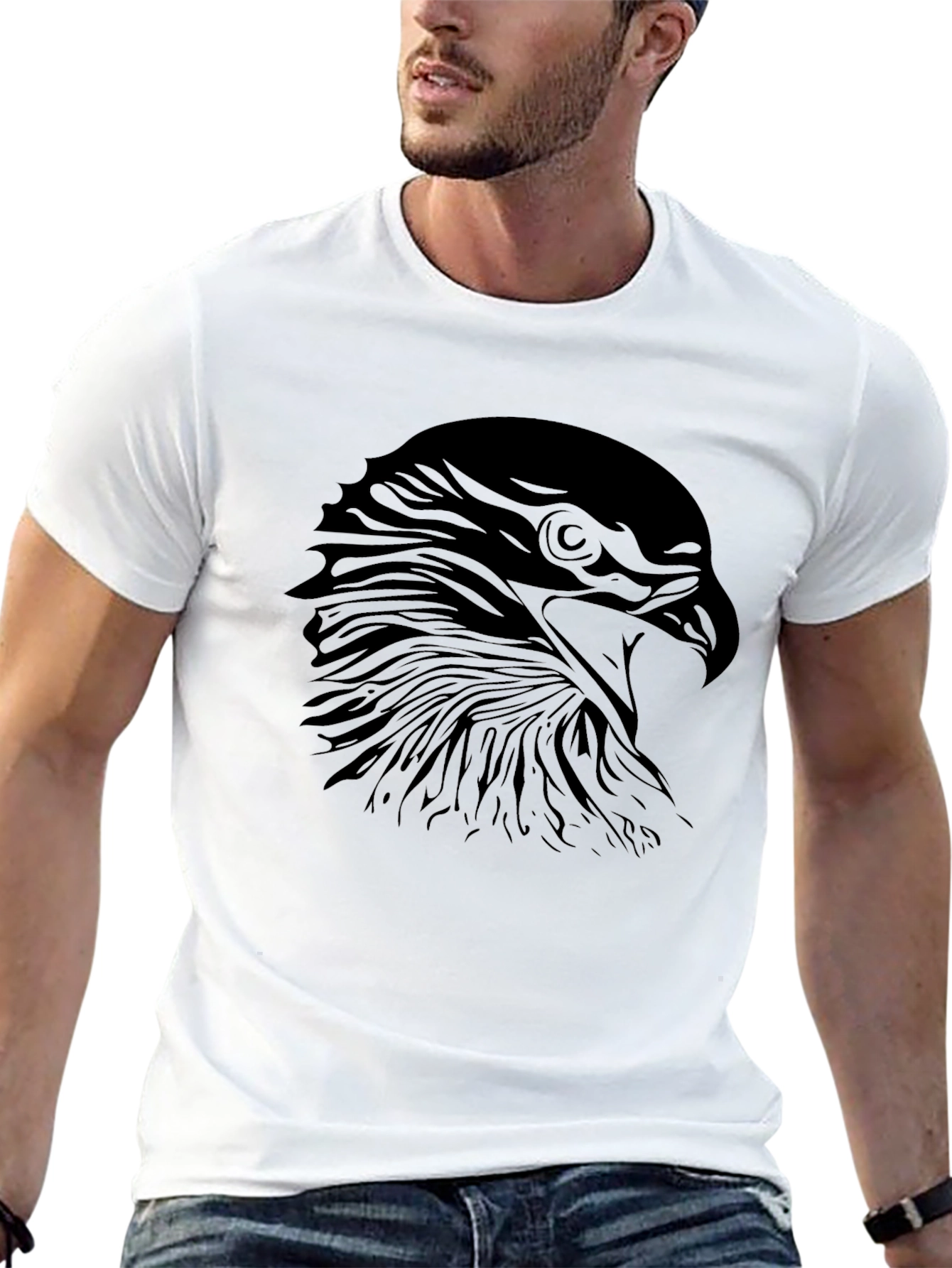 Bold Eagle Graphic T-Shirt