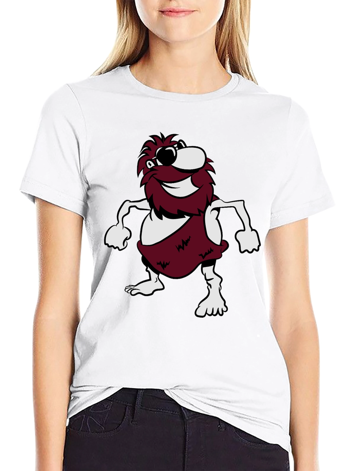 Retro Cartoon Mascot Graphic Tee